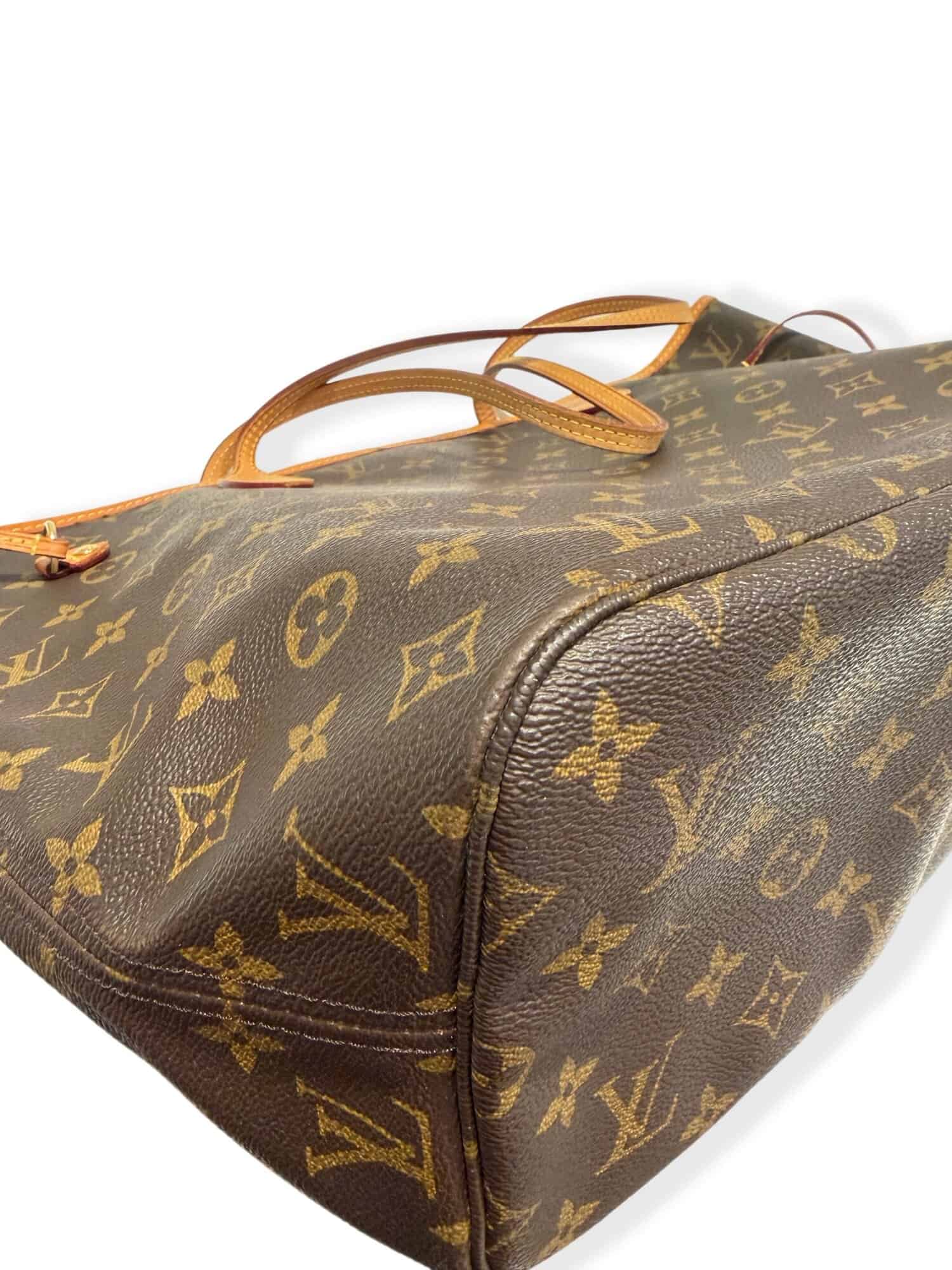 Louis Vuitton Neverfull MM Monogram Canvas Tote Bag - Image 11