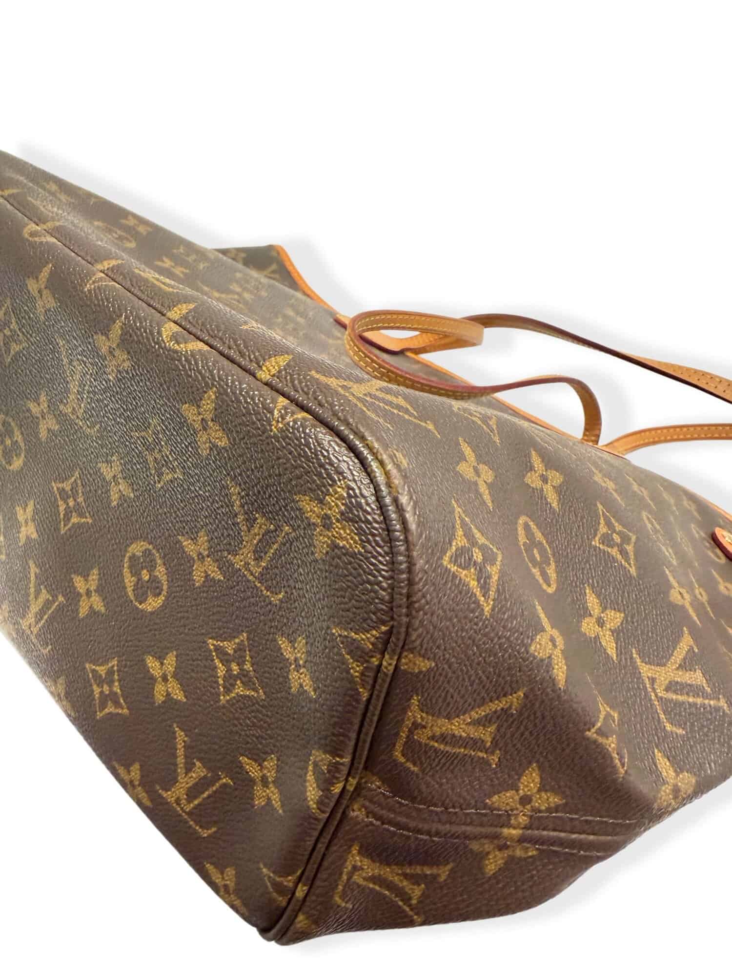 Louis Vuitton Neverfull MM Monogram Canvas Tote Bag - Image 12