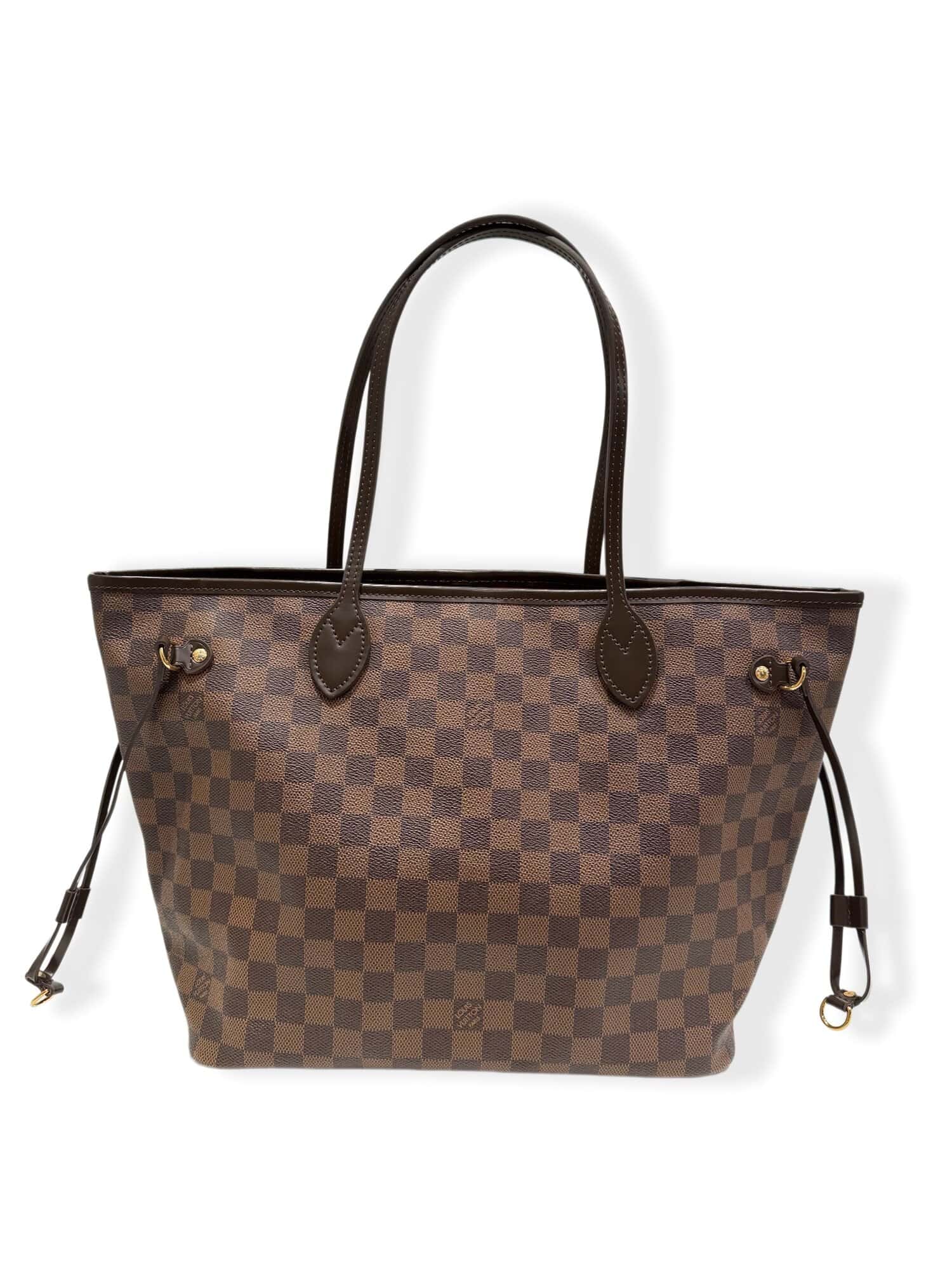 Louis Vuitton Brown Neverfull MM Damier Canvas Handbag