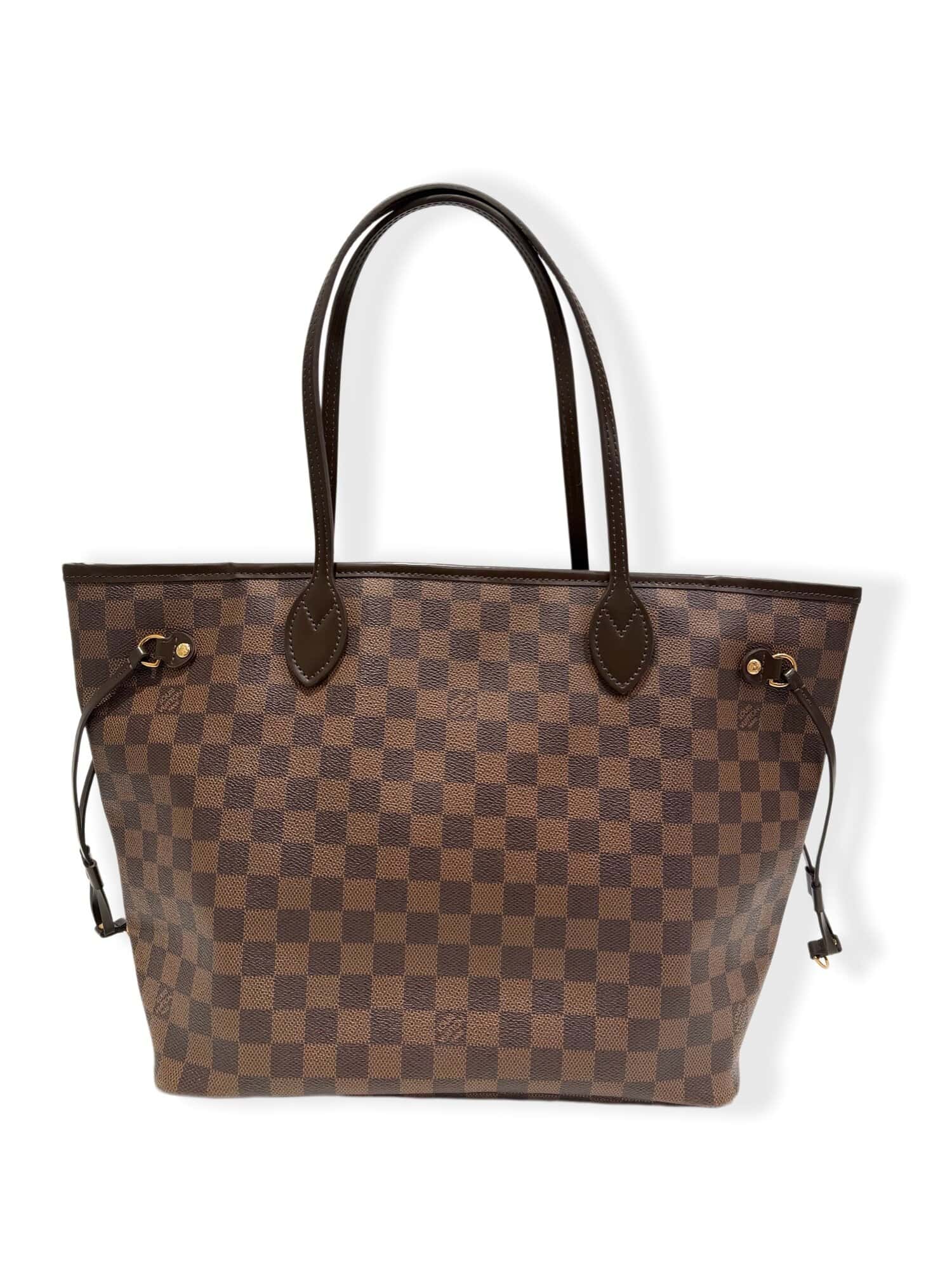Louis Vuitton Brown Neverfull MM Damier Canvas Handbag - Image 3