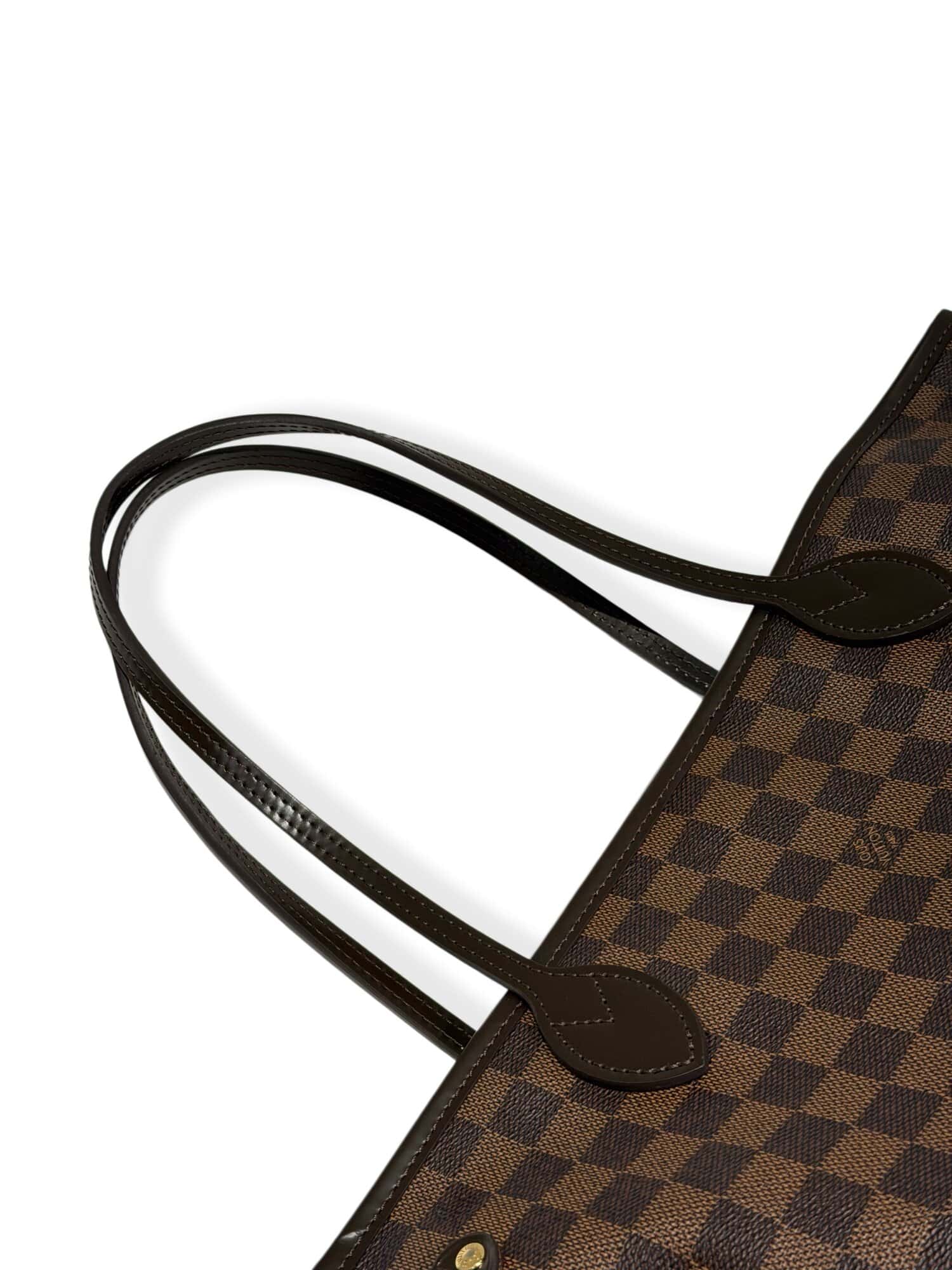 Louis Vuitton Brown Neverfull MM Damier Canvas Handbag - Image 5