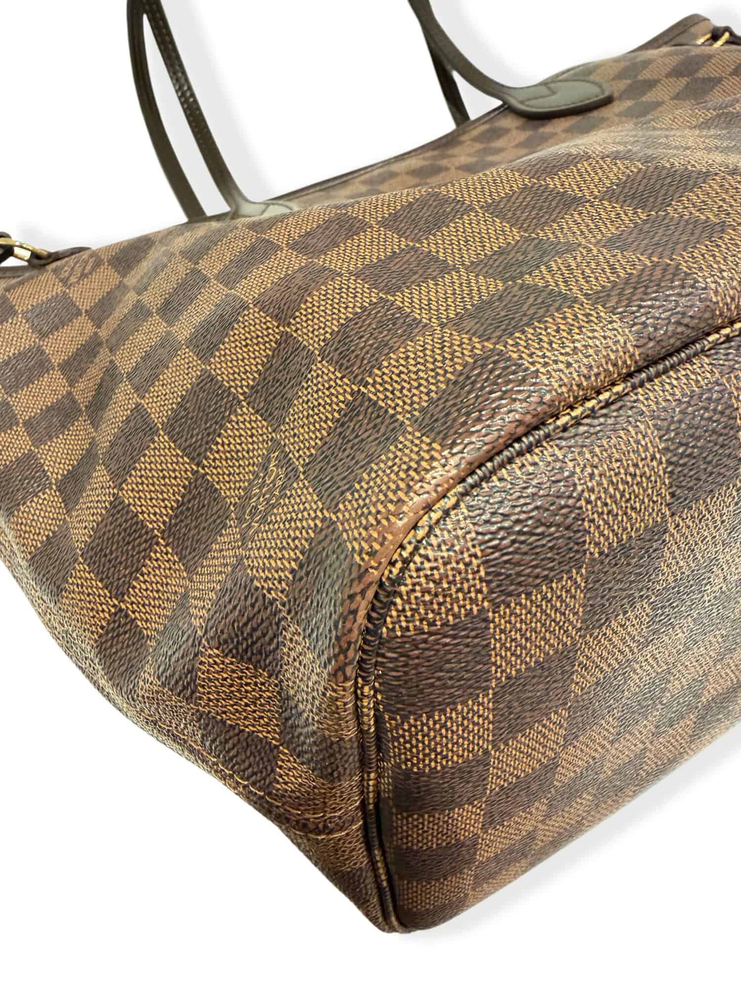 Louis Vuitton Brown Neverfull MM Damier Canvas Handbag - Image 7