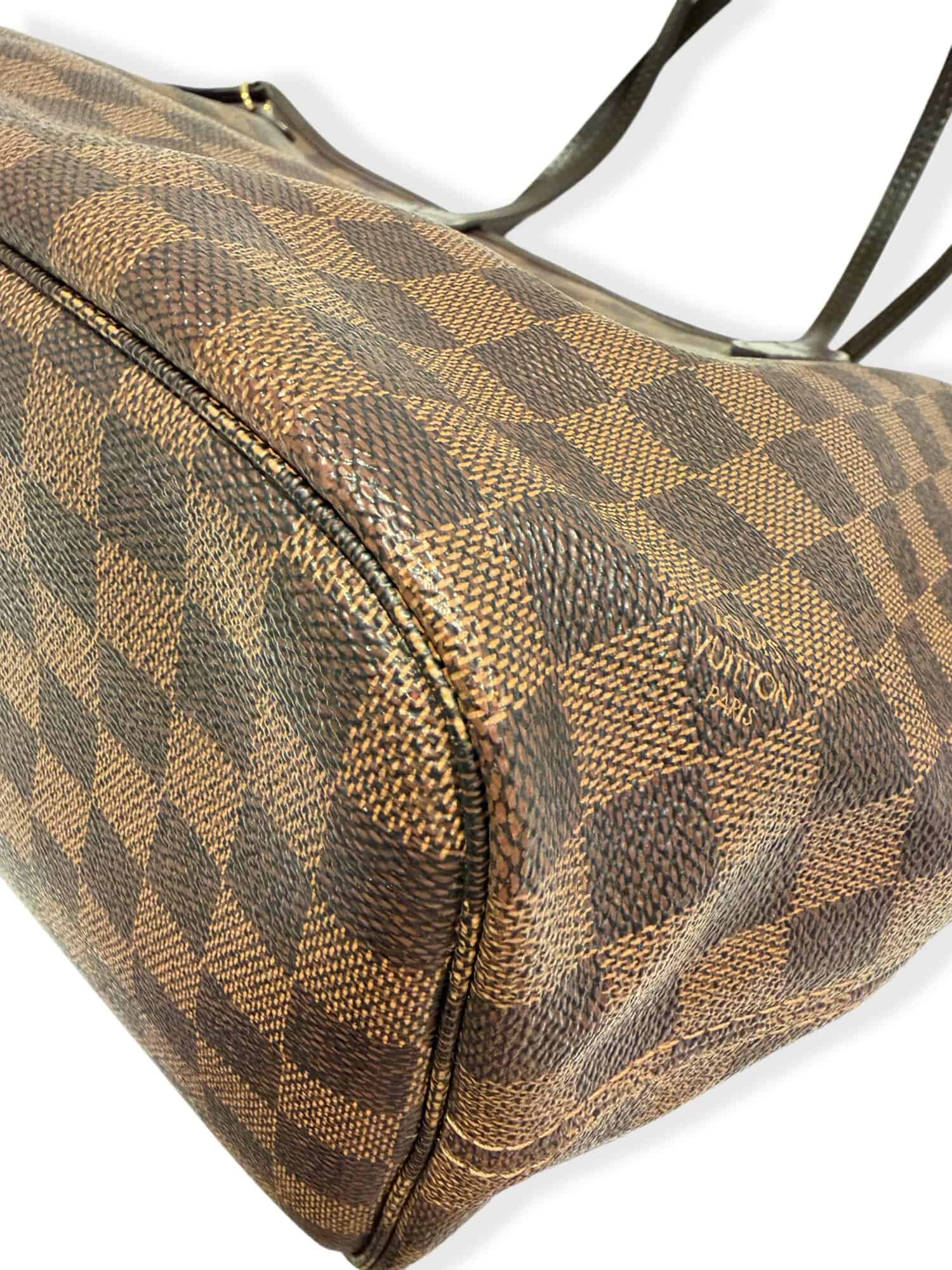 Louis Vuitton Brown Neverfull MM Damier Canvas Handbag - Image 8