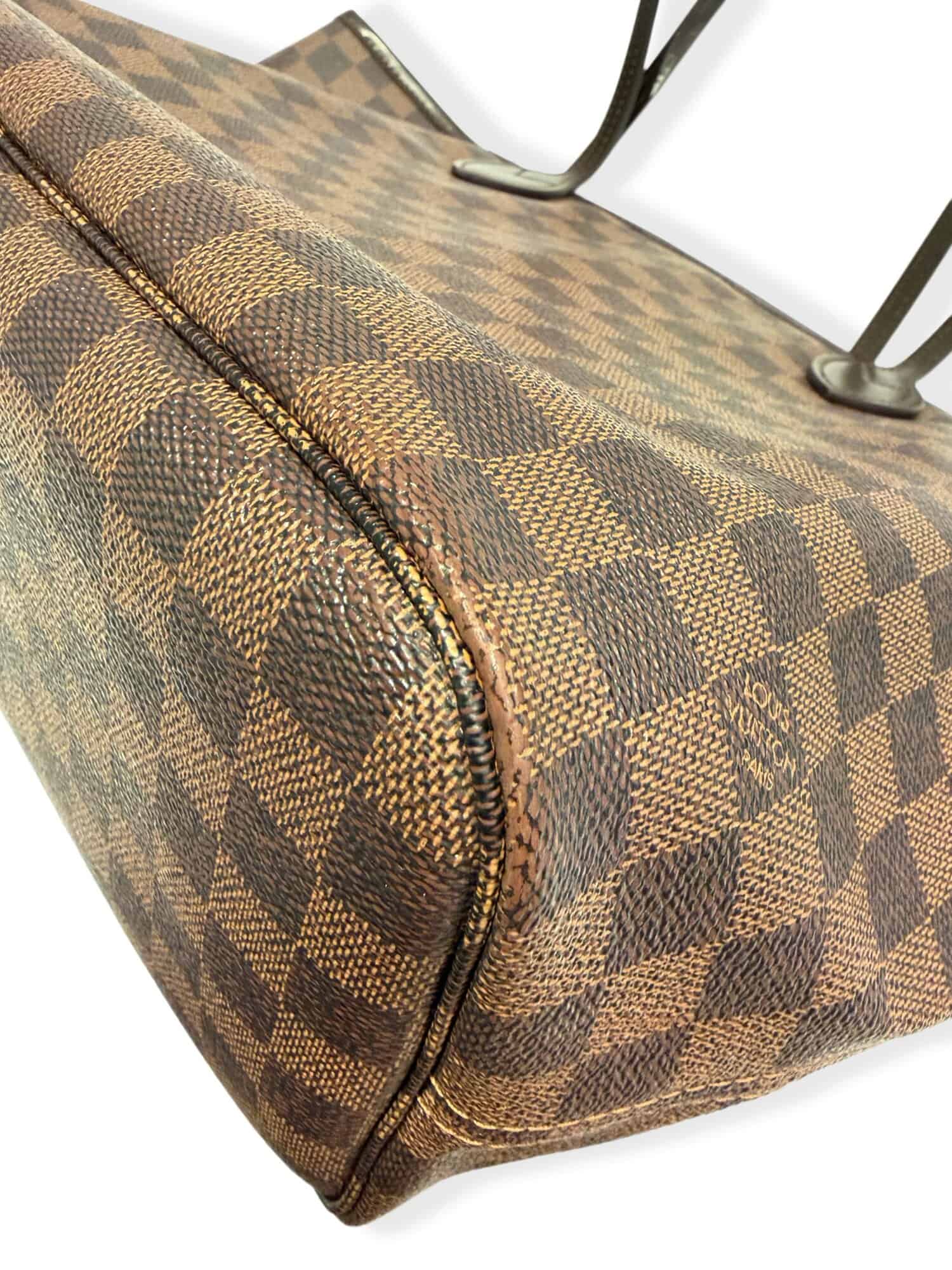 Louis Vuitton Brown Neverfull MM Damier Canvas Handbag - Image 10