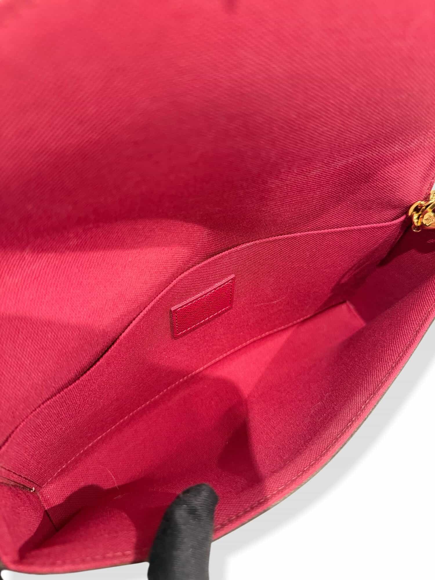 Louis Vuitton Brown Felicie Monogram Canvas Crossbody Bag - Image 13