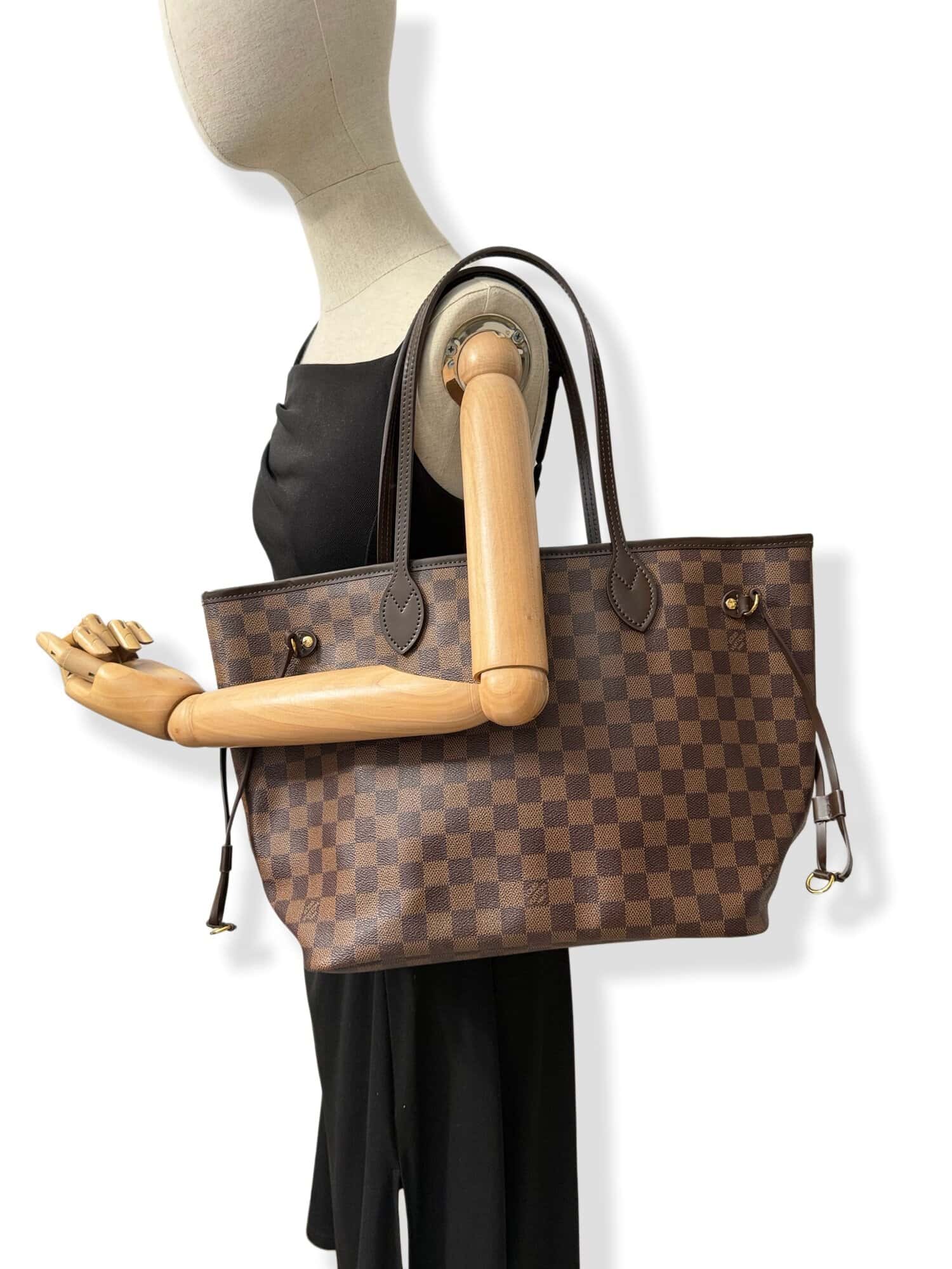 Louis Vuitton Brown Neverfull MM Damier Canvas Handbag - Image 16