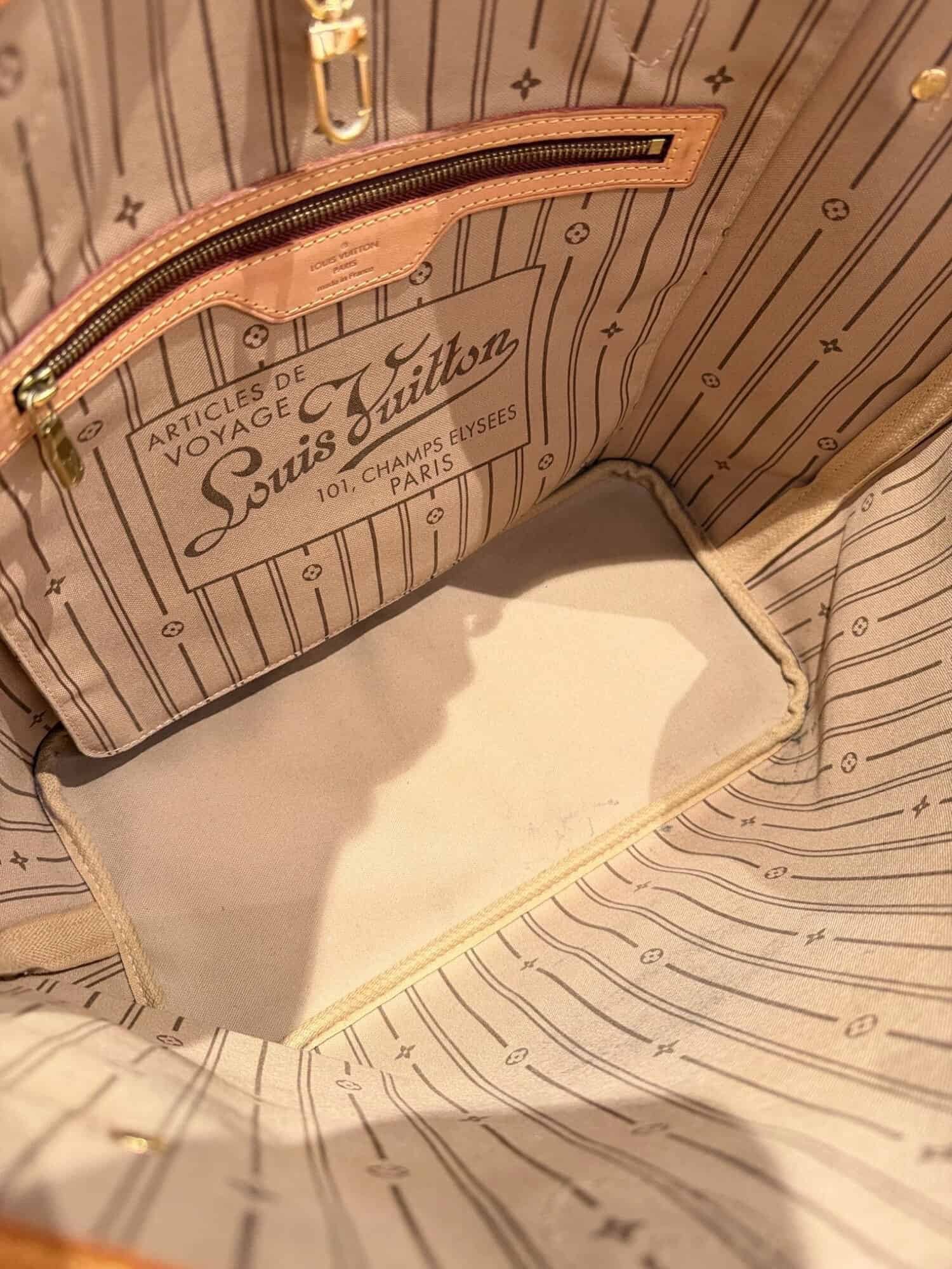 Louis Vuitton Neverfull MM Monogram Canvas Tote Bag - Image 13