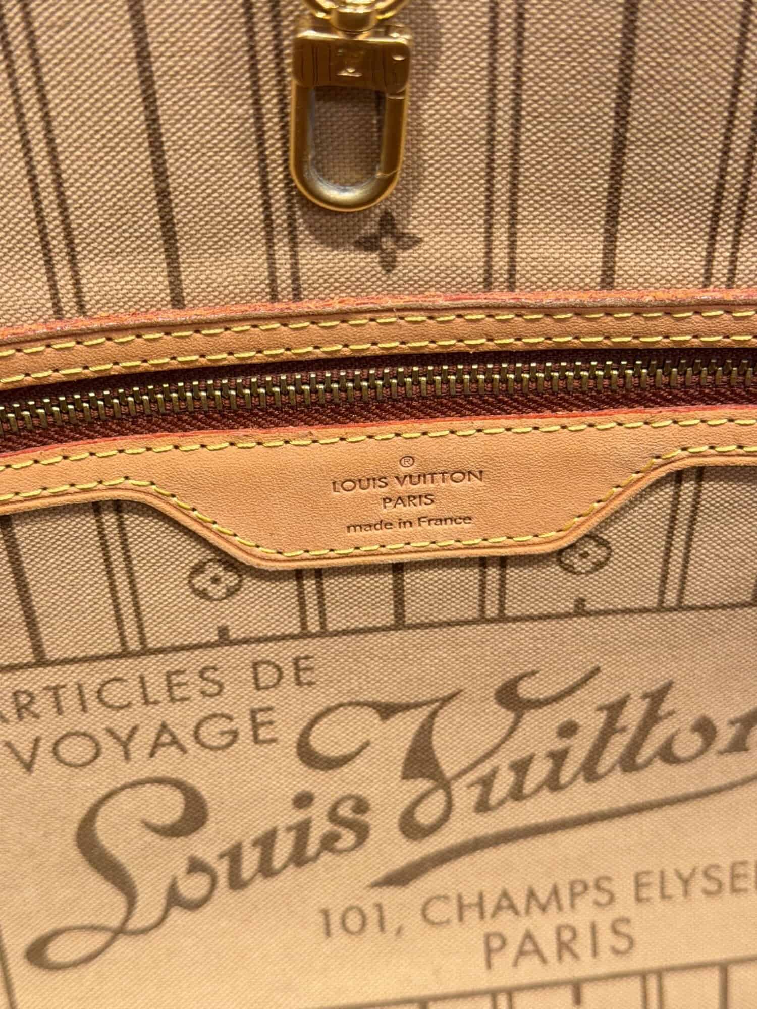 Louis Vuitton Neverfull MM Monogram Canvas Tote Bag - Image 15