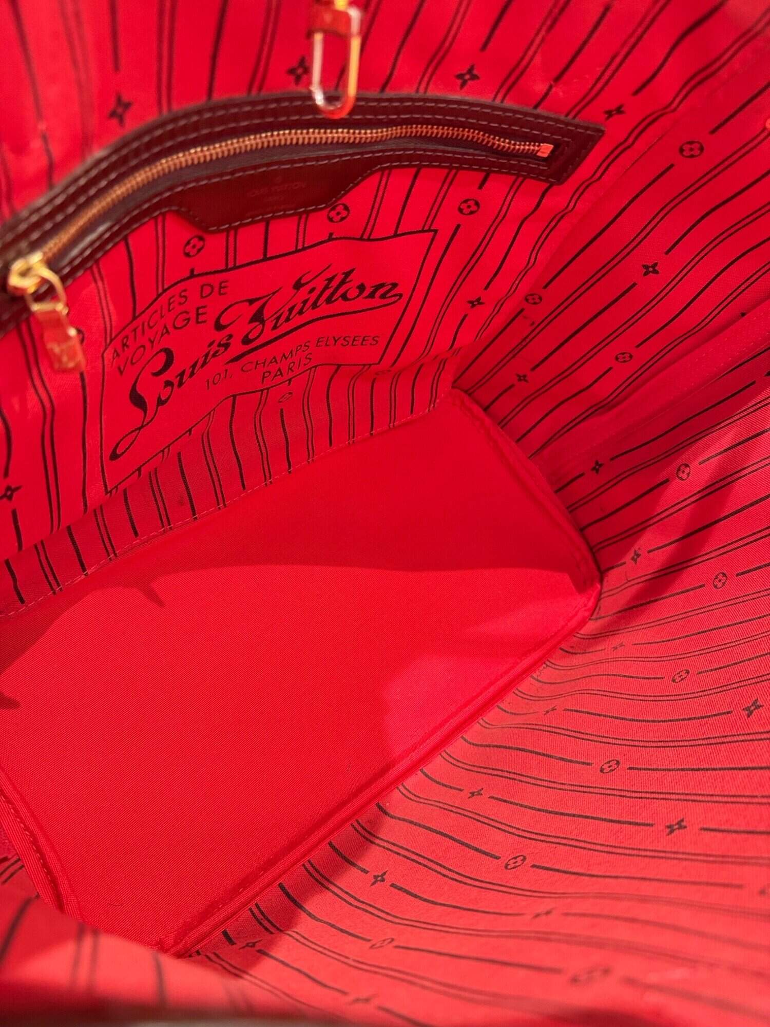 Louis Vuitton Brown Neverfull MM Damier Canvas Handbag - Image 11