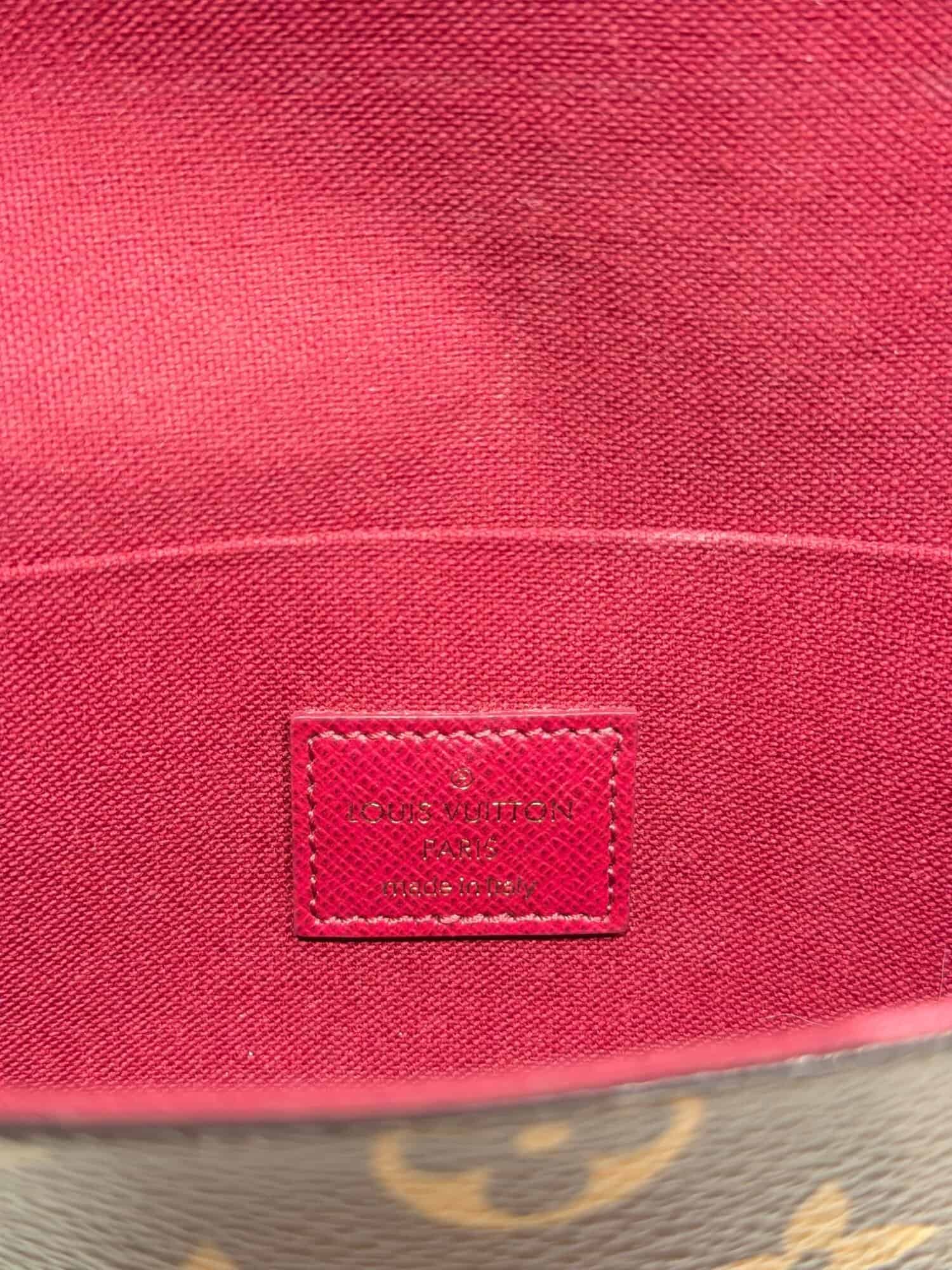 Louis Vuitton Brown Felicie Monogram Canvas Crossbody Bag - Image 17