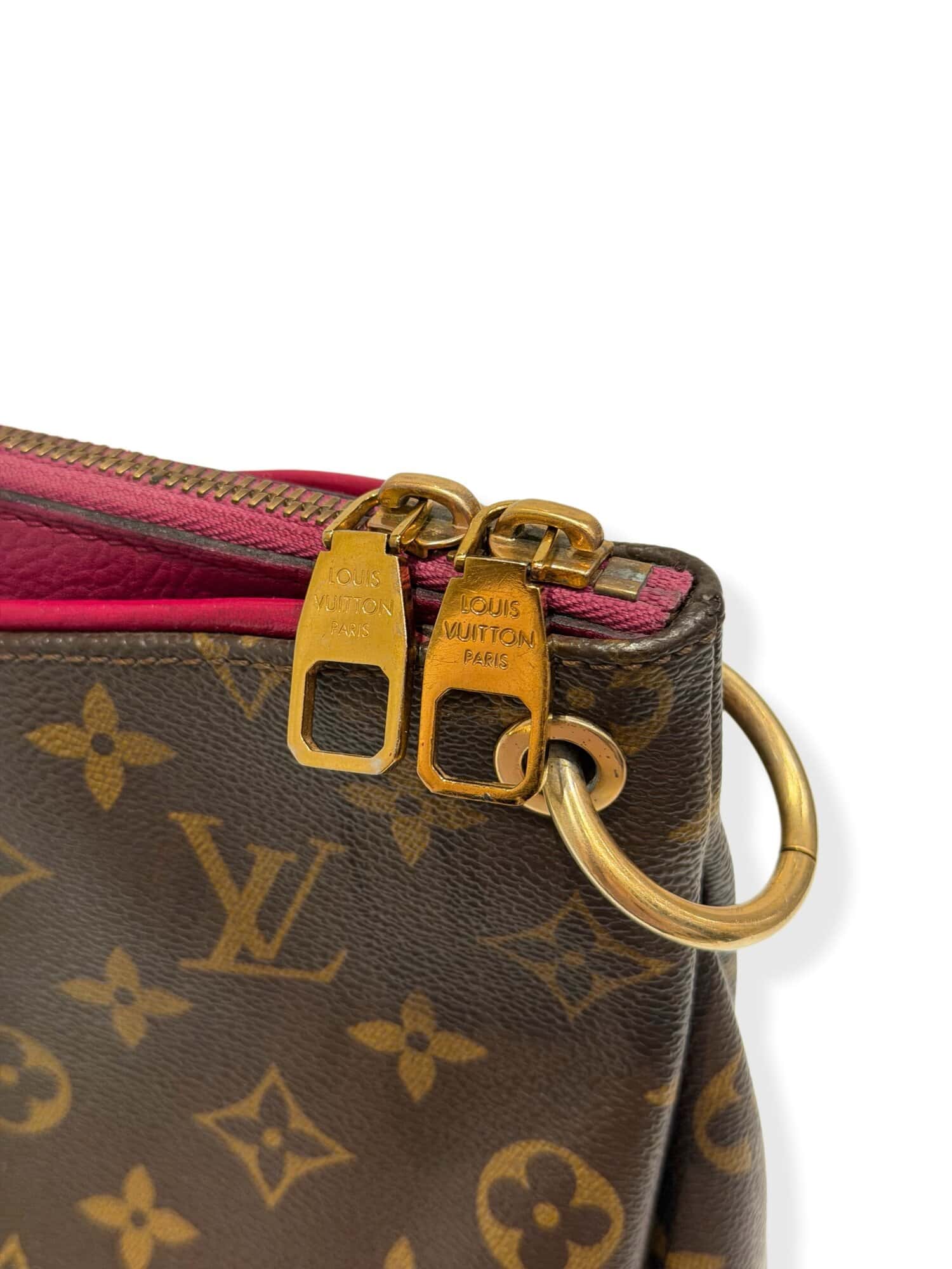 Louis Vuitton Brown Pallas Monogram Canvas Handbag - Image 8