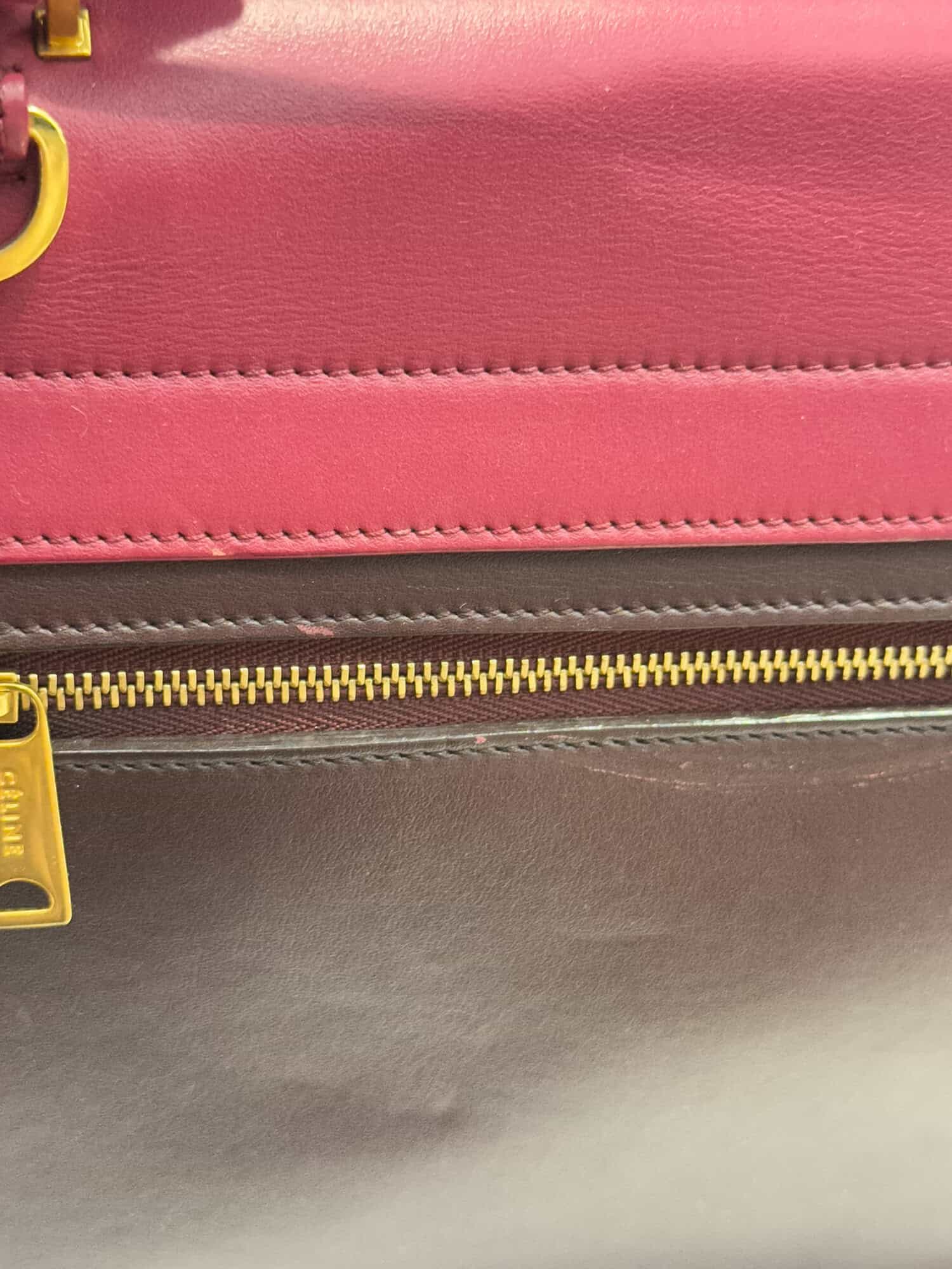 Celine Multicolor Trapèze Leather Handbag - Image 11