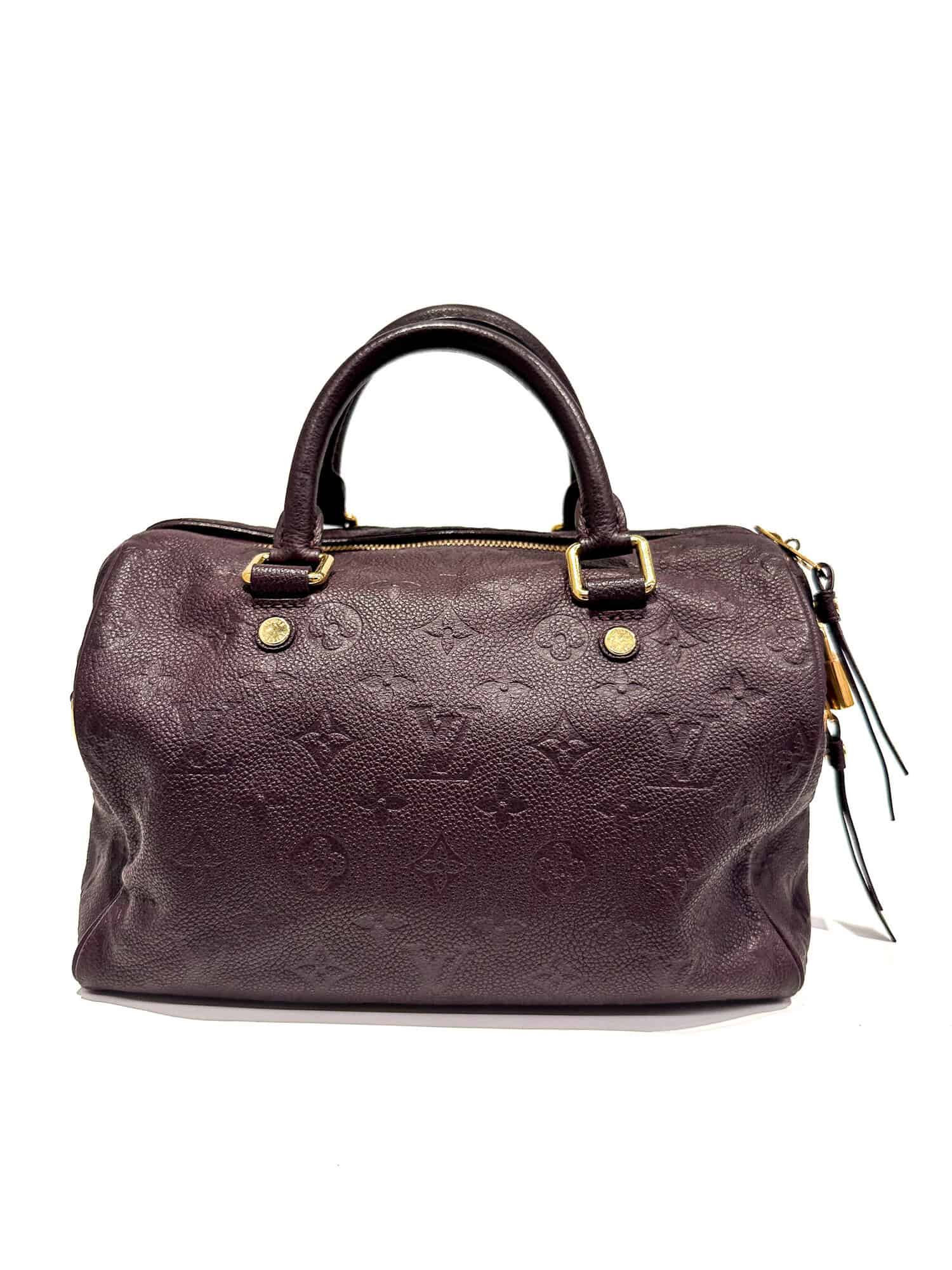 Louis Vuitton Purple Speedy Bandoulière leather handbag - Image 2