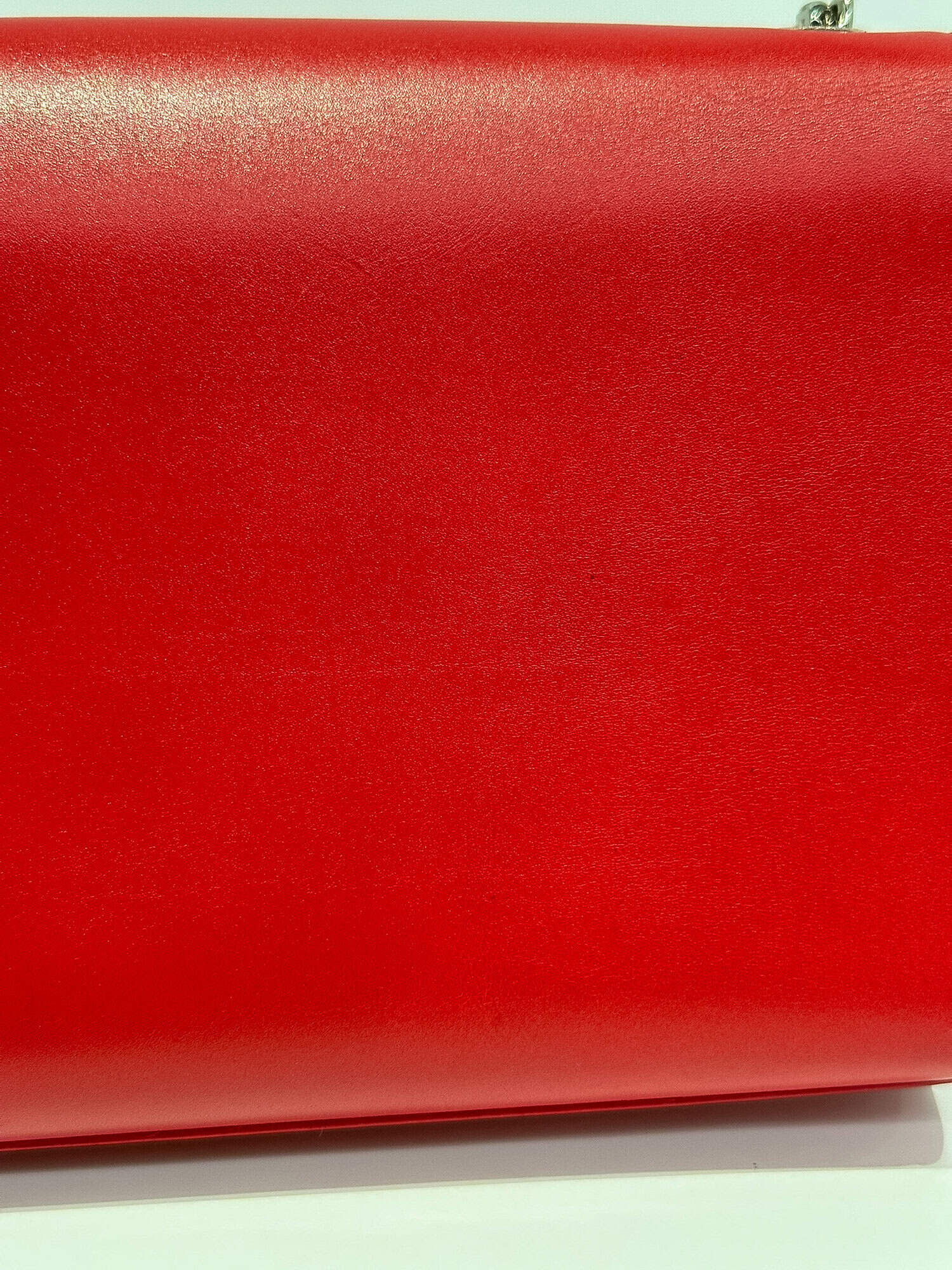 Saint Laurent Red Pompom Kate leather handbag - Image 4