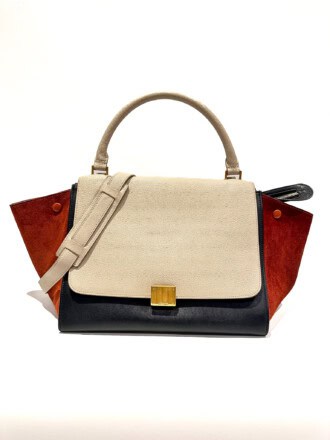 Celine Multicolor Trapèze leather handbag