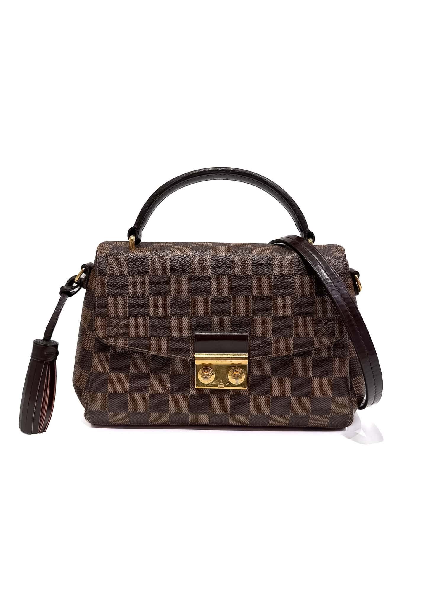 Louis Vuitton Brown Croisette Damier Canvas Handbag