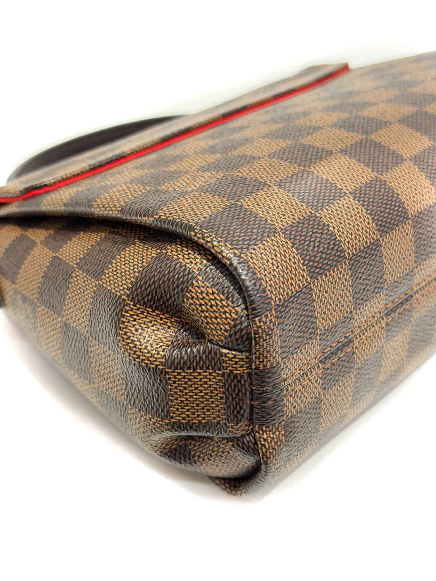 Louis Vuitton Brown Croisette Damier Canvas Handbag - Image 9