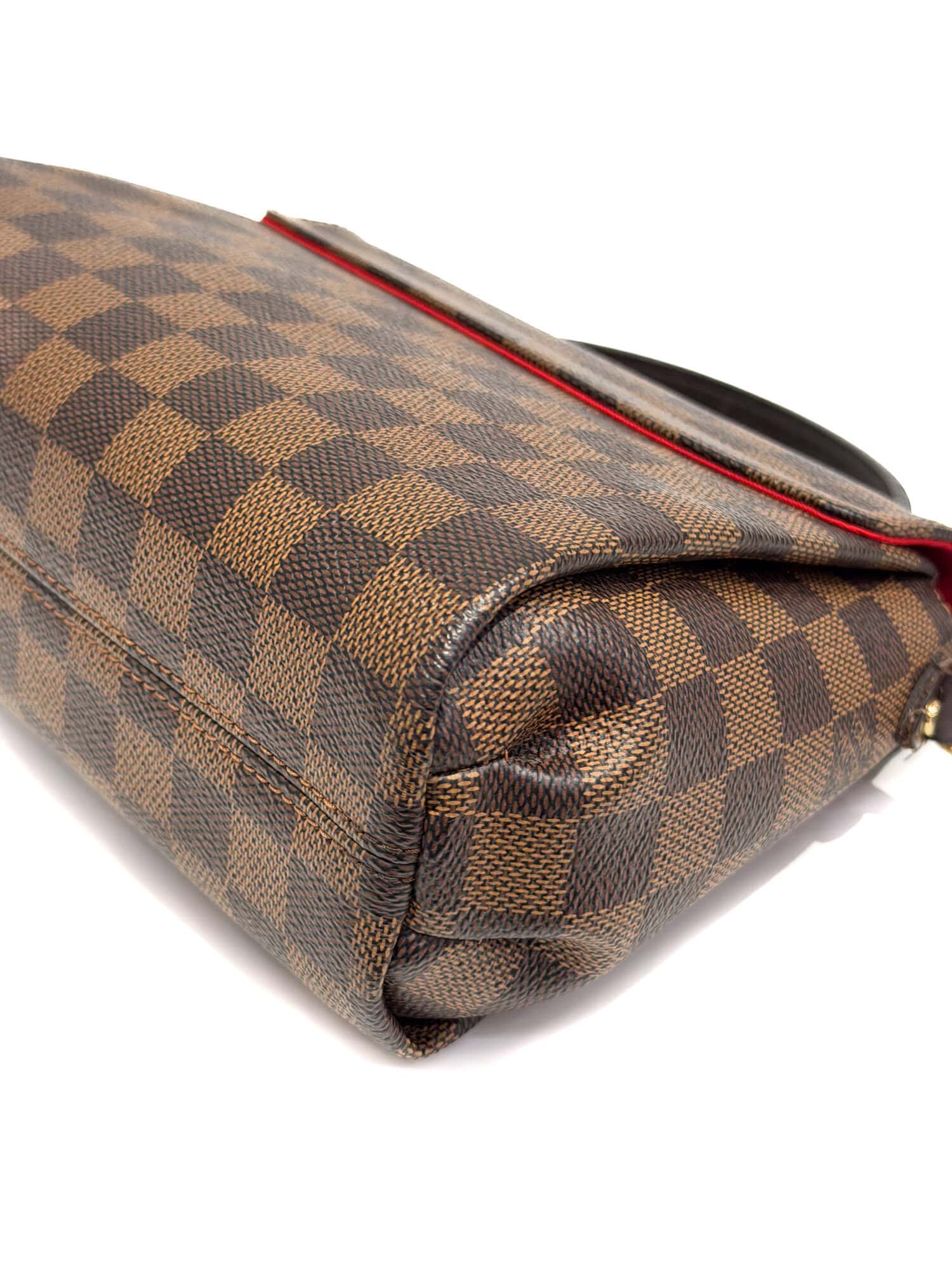 Louis Vuitton Brown Croisette Damier Canvas Handbag - Image 10