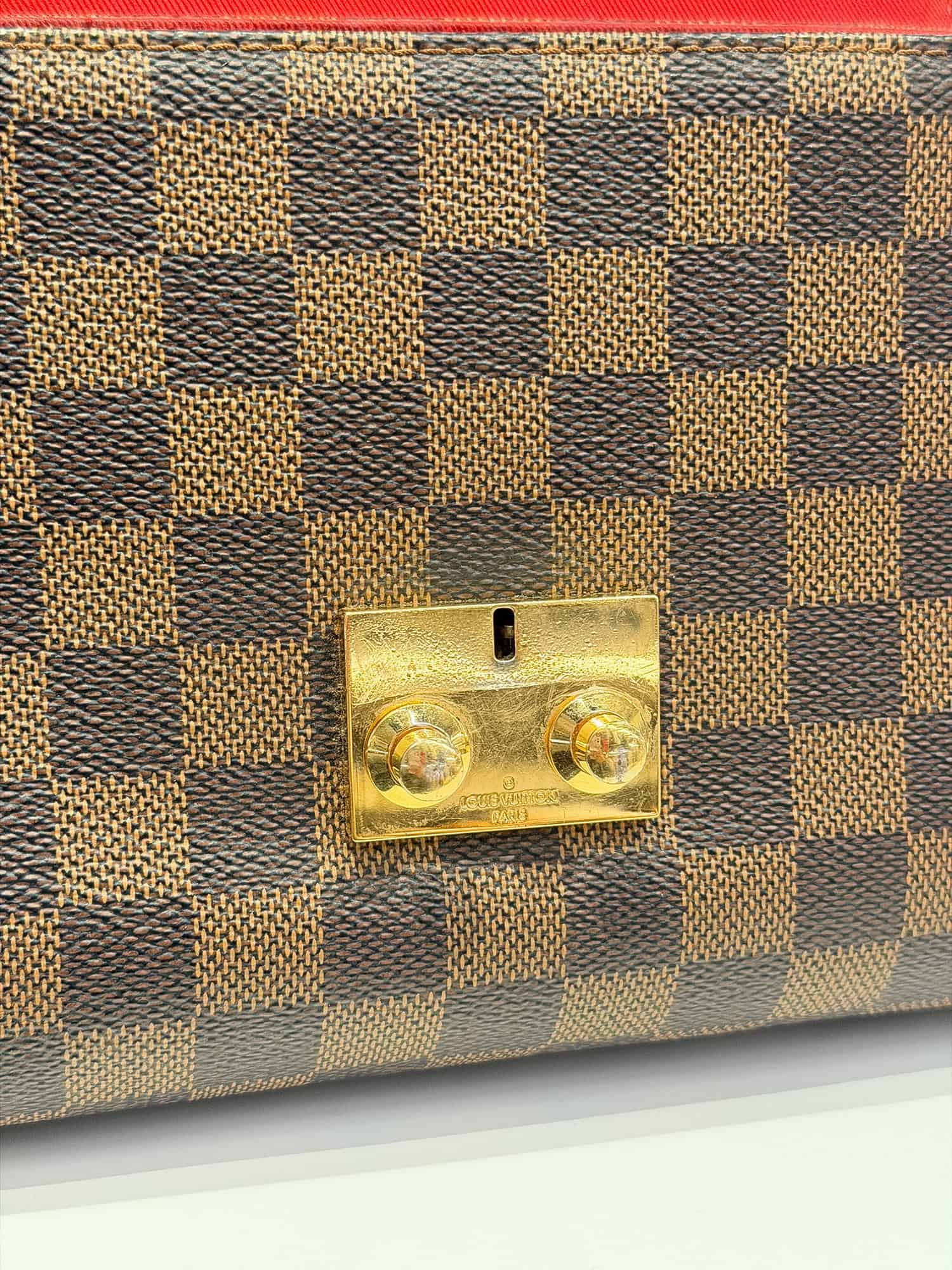 Louis Vuitton Brown Croisette Damier Canvas Handbag - Image 14