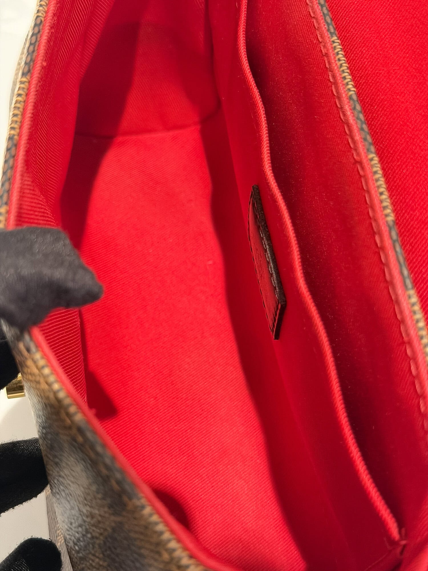 Louis Vuitton Brown Croisette Damier Canvas Handbag - Image 15