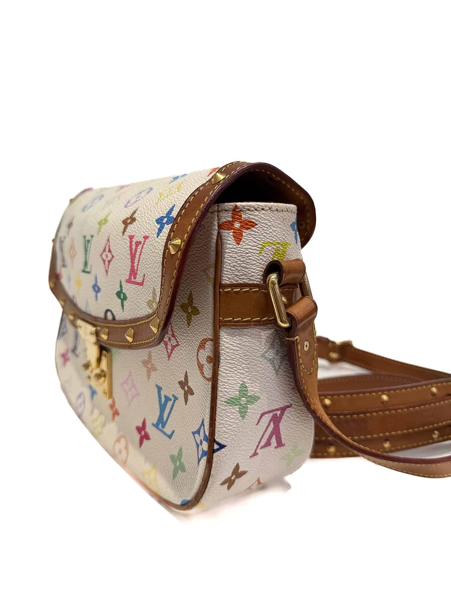 Louis Vuitton Multicolor Murakami Sologne Monogram Canvas Handbag - Image 2