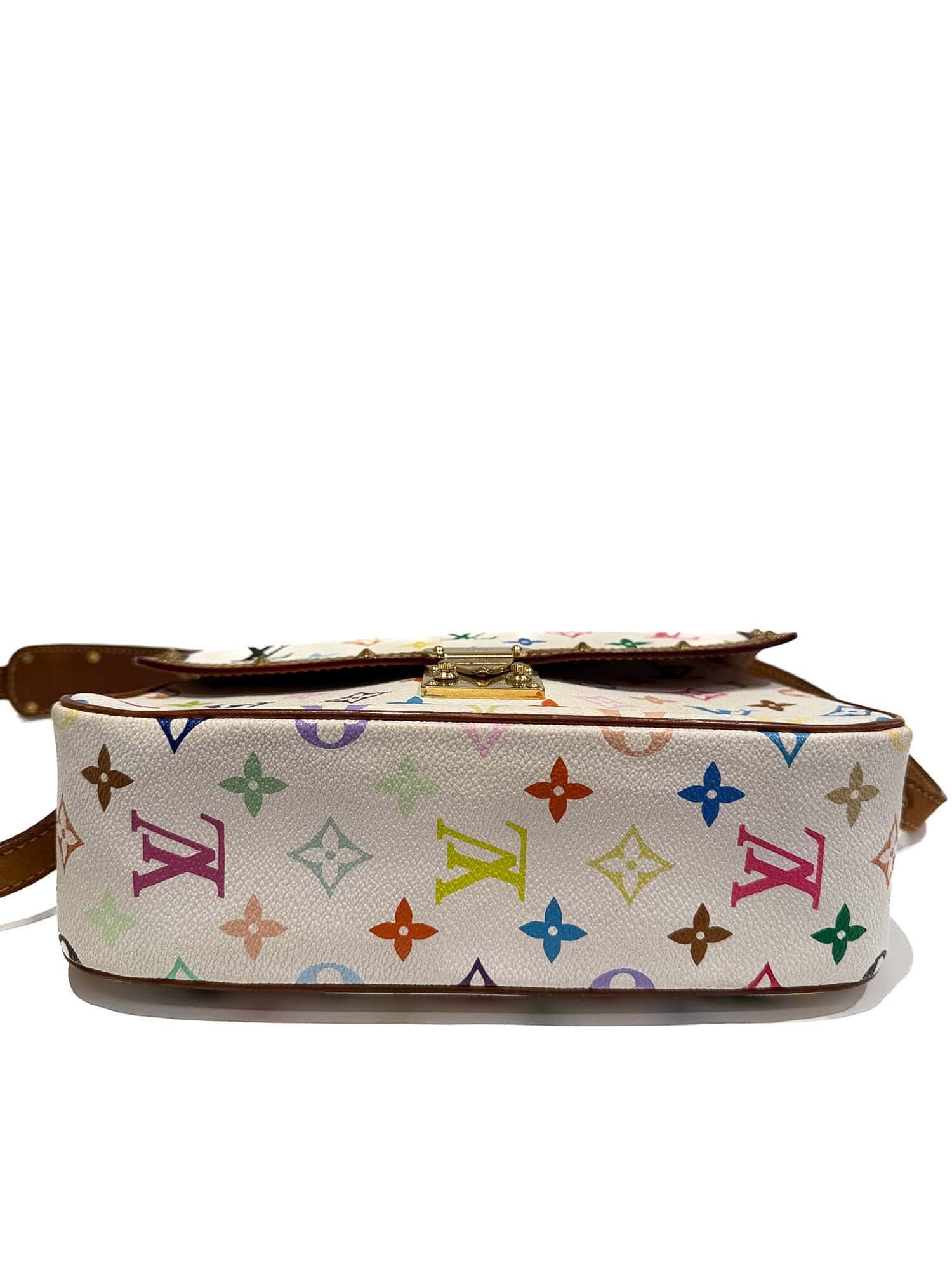 Louis Vuitton Multicolor Murakami Sologne Monogram Canvas Handbag - Image 6