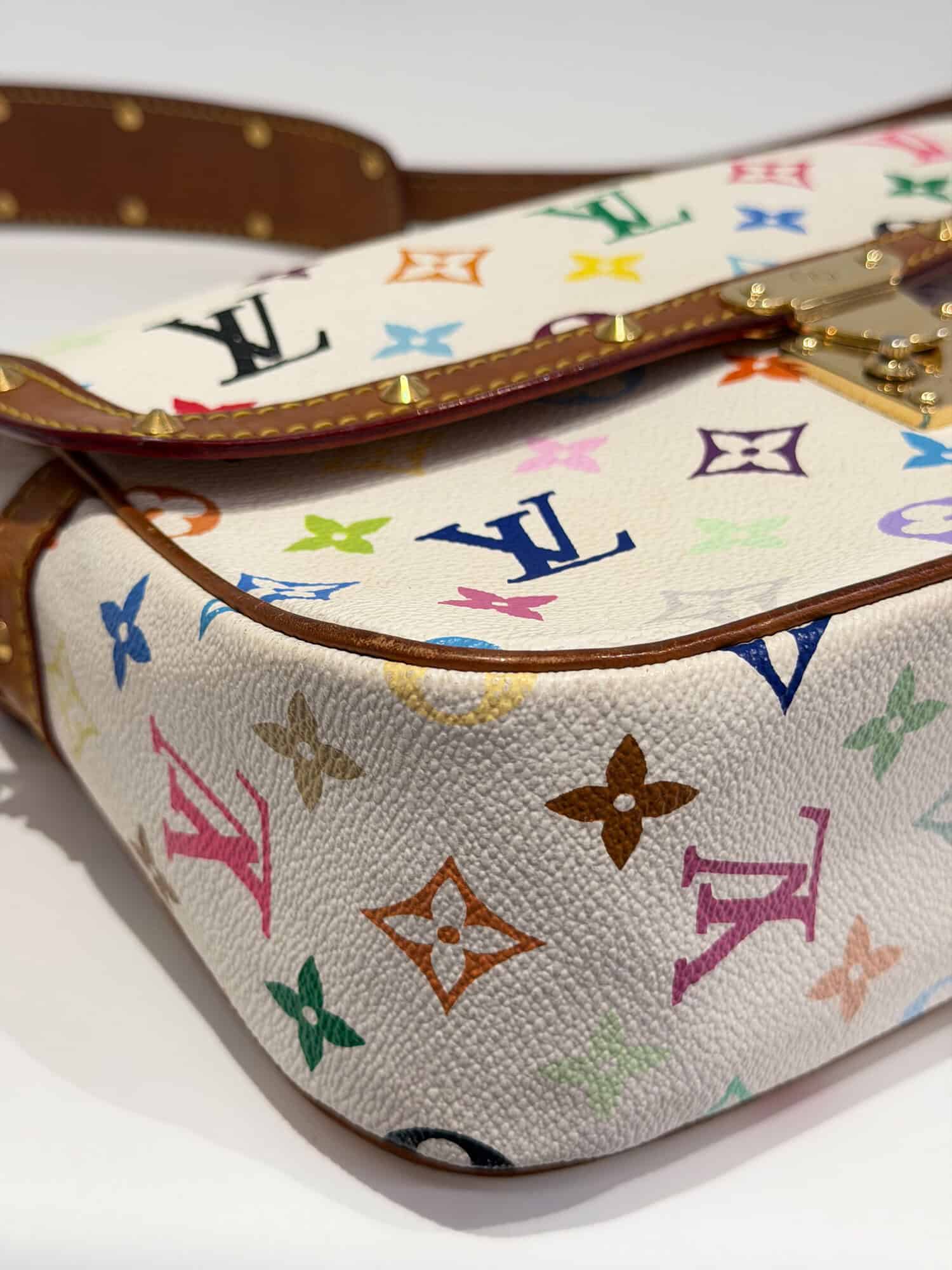 Louis Vuitton Multicolor Murakami Sologne Monogram Canvas Handbag - Image 7