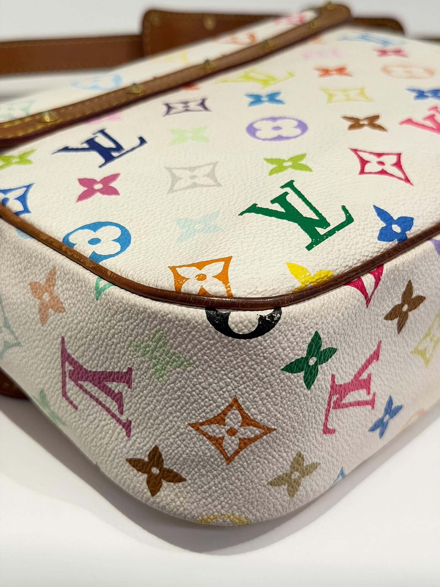 Louis Vuitton Multicolor Murakami Sologne Monogram Canvas Handbag - Image 9
