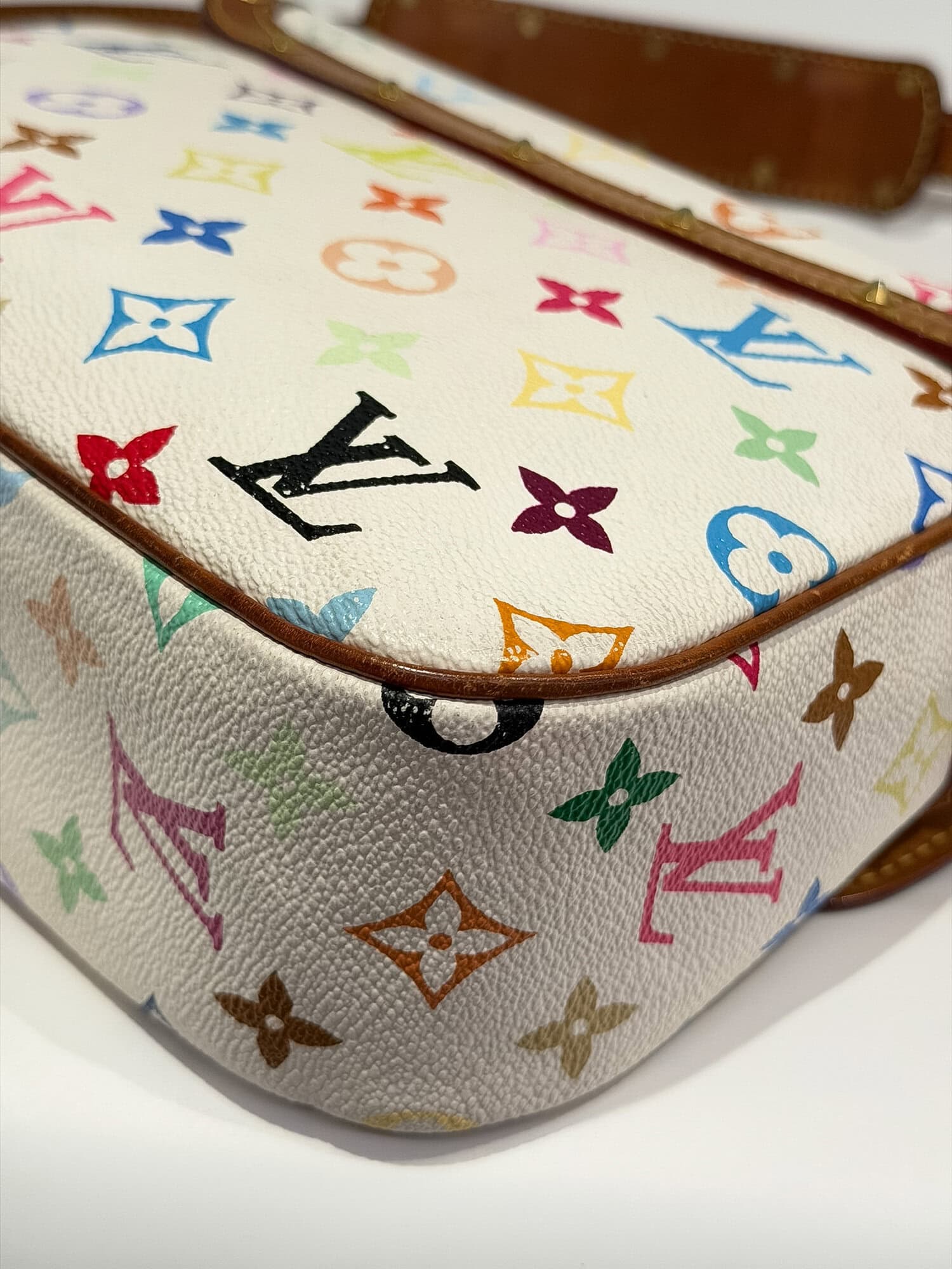 Louis Vuitton Multicolor Murakami Sologne Monogram Canvas Handbag - Image 10