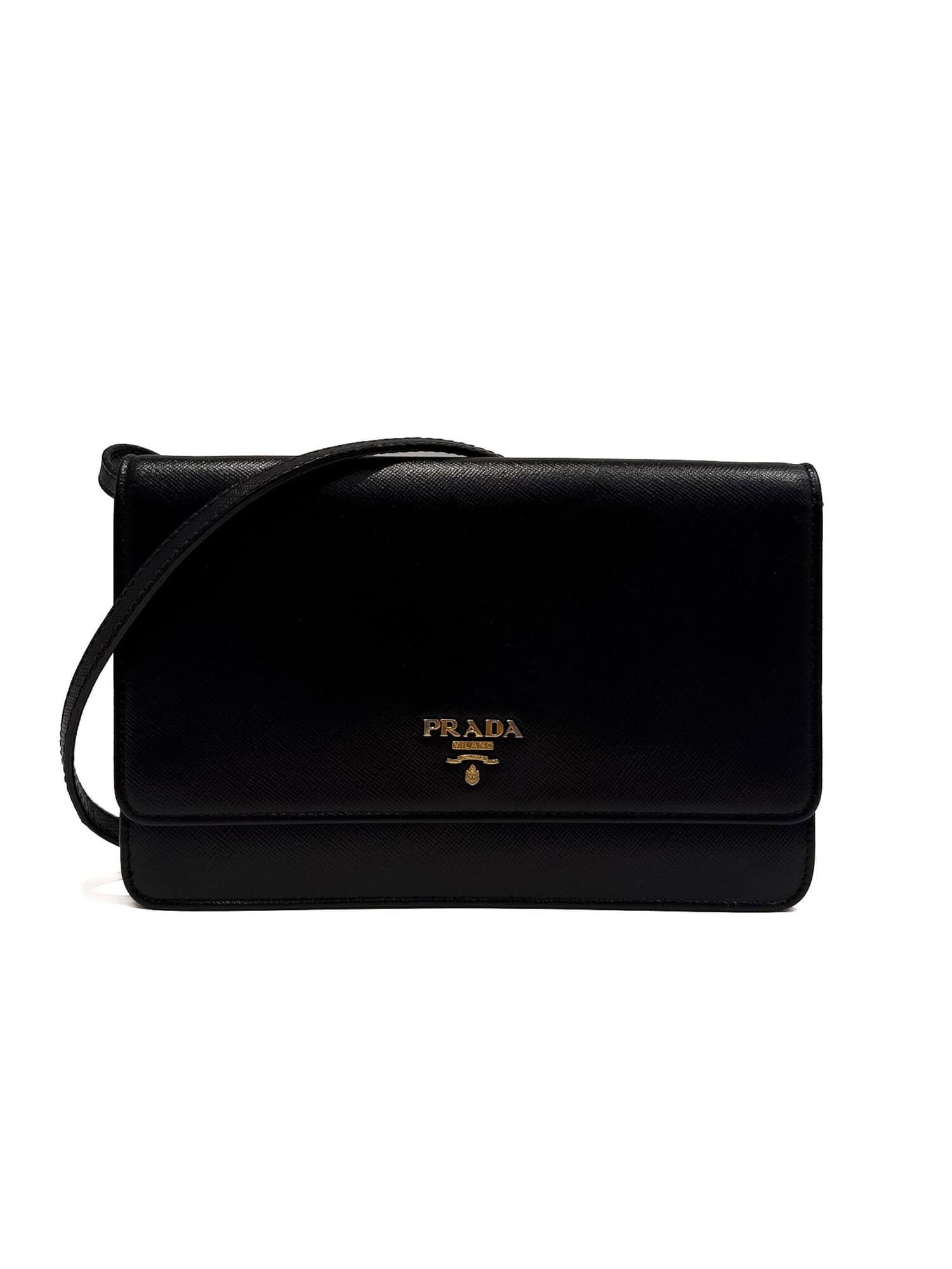 Prada Black Saffiano Leather Crossbody Bag
