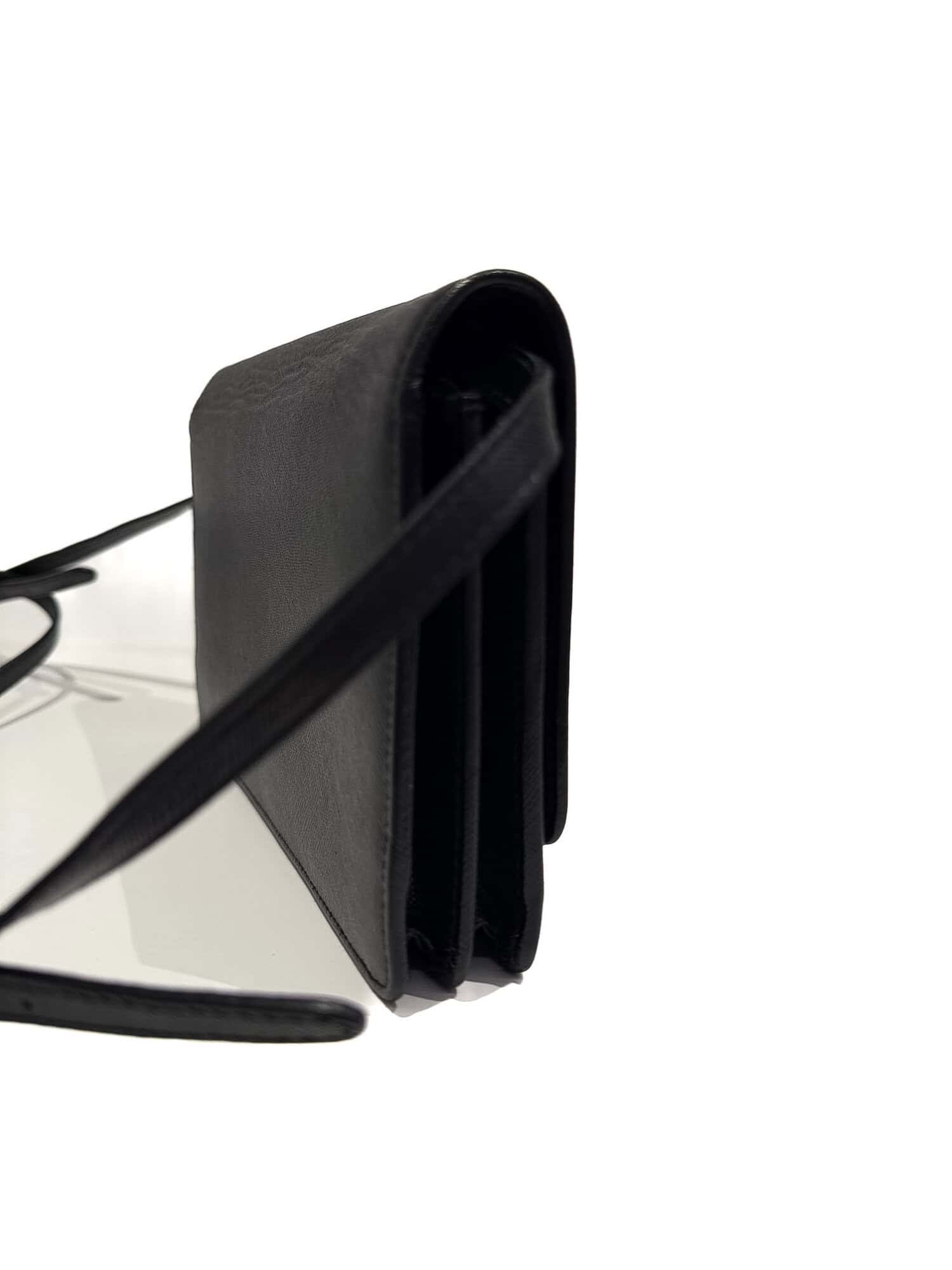 Prada Black Saffiano Leather Crossbody Bag - Image 4