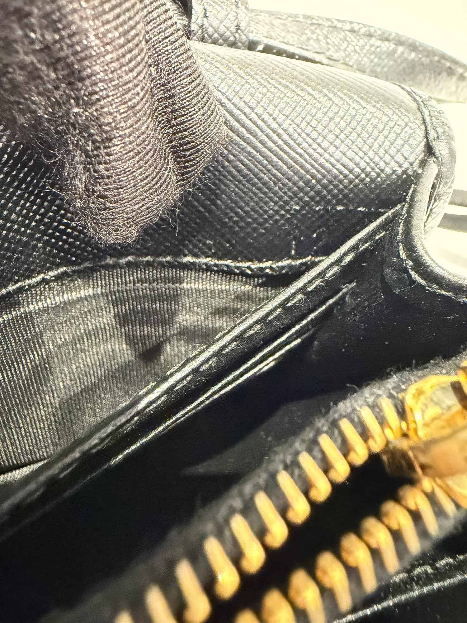 Prada Black Saffiano Leather Crossbody Bag - Image 15