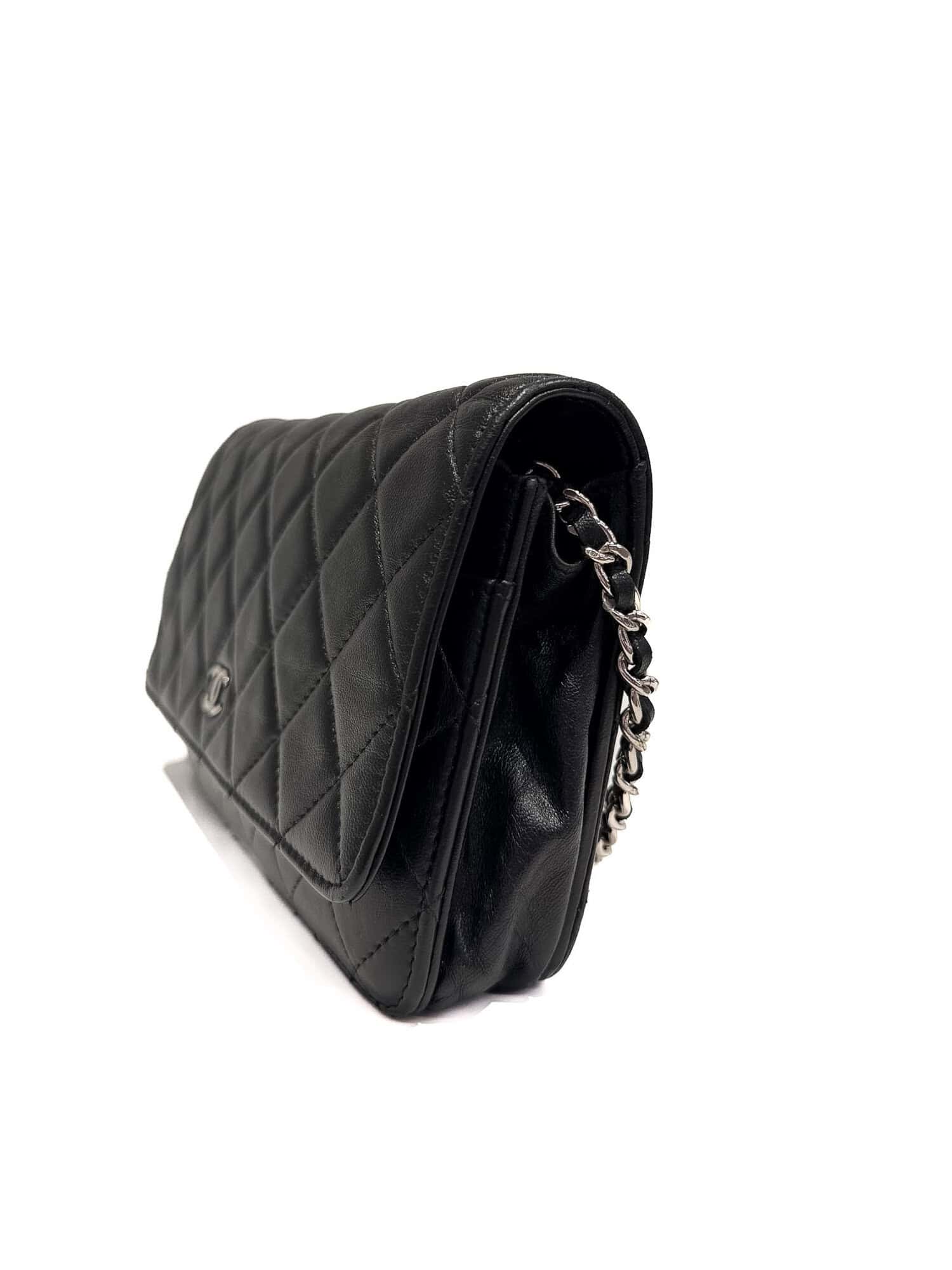 Chanel Black Wallet On Chain Timeless/Classique leather handbag - Image 2