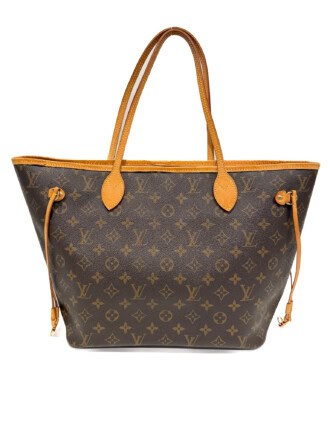Louis Vuitton Brown Neverfull MM Monogram Canvas Tote Bag