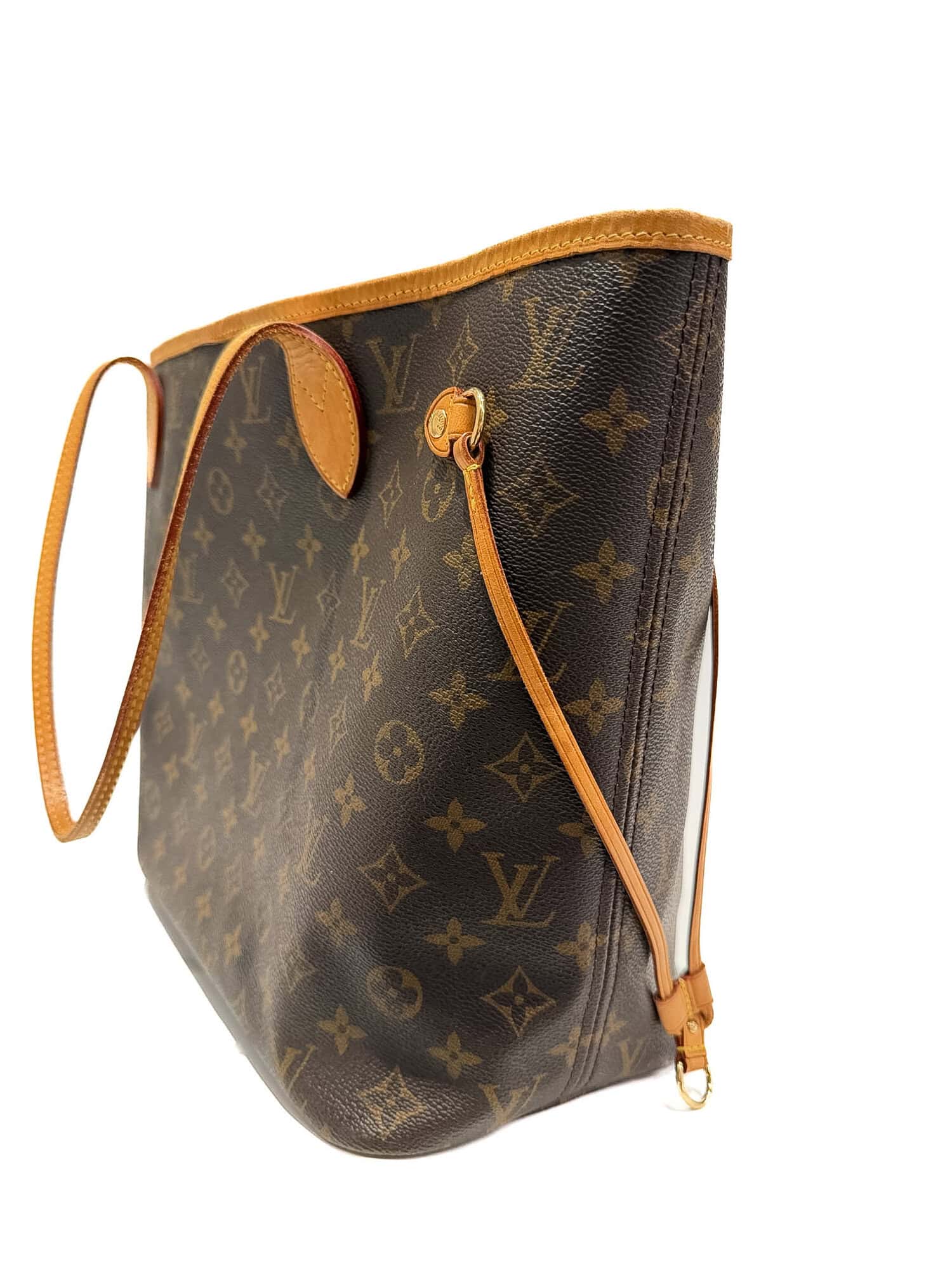 Louis Vuitton Brown Neverfull MM Monogram Canvas Tote Bag - Image 5