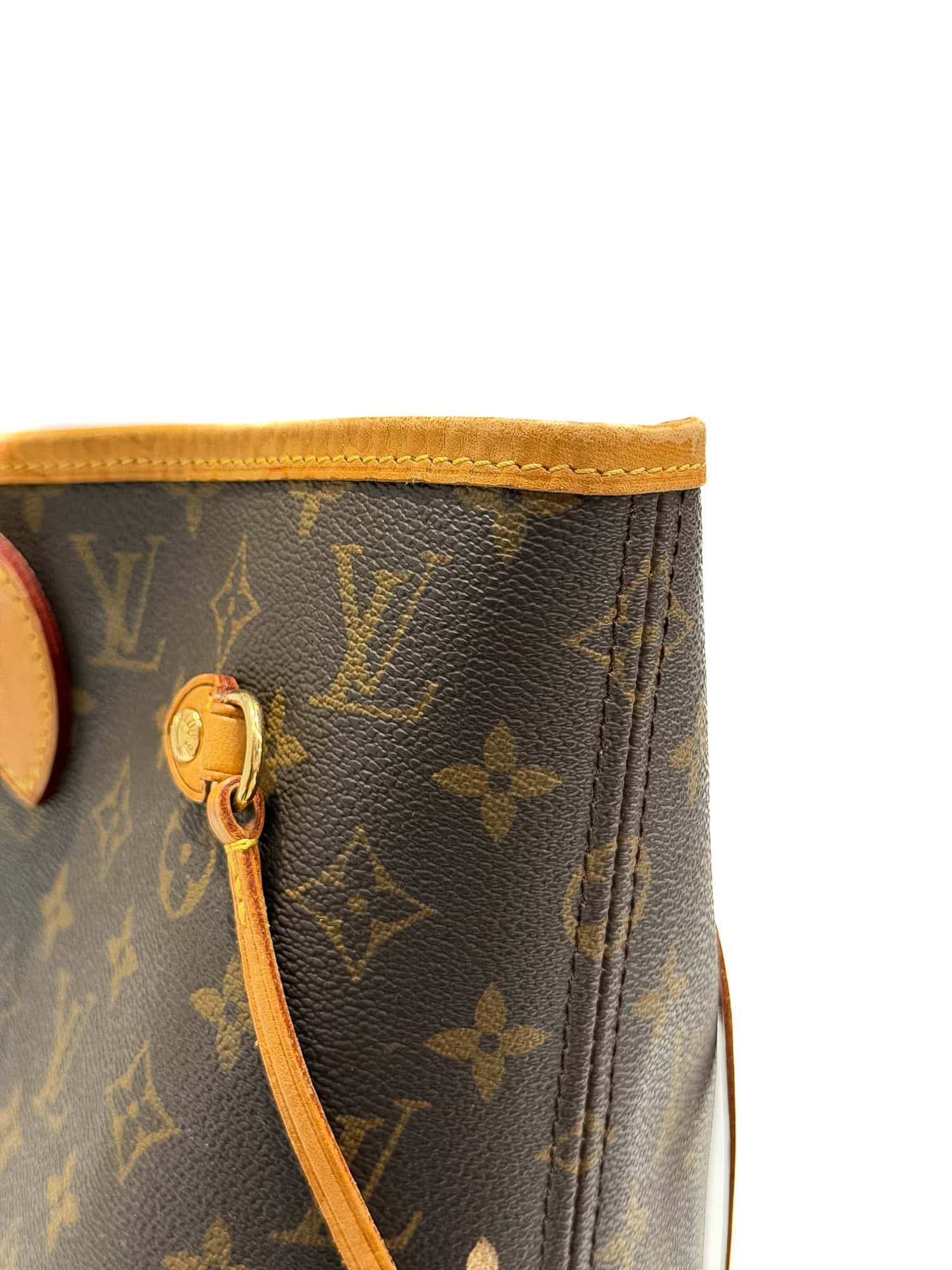 Louis Vuitton Brown Neverfull MM Monogram Canvas Tote Bag - Image 6