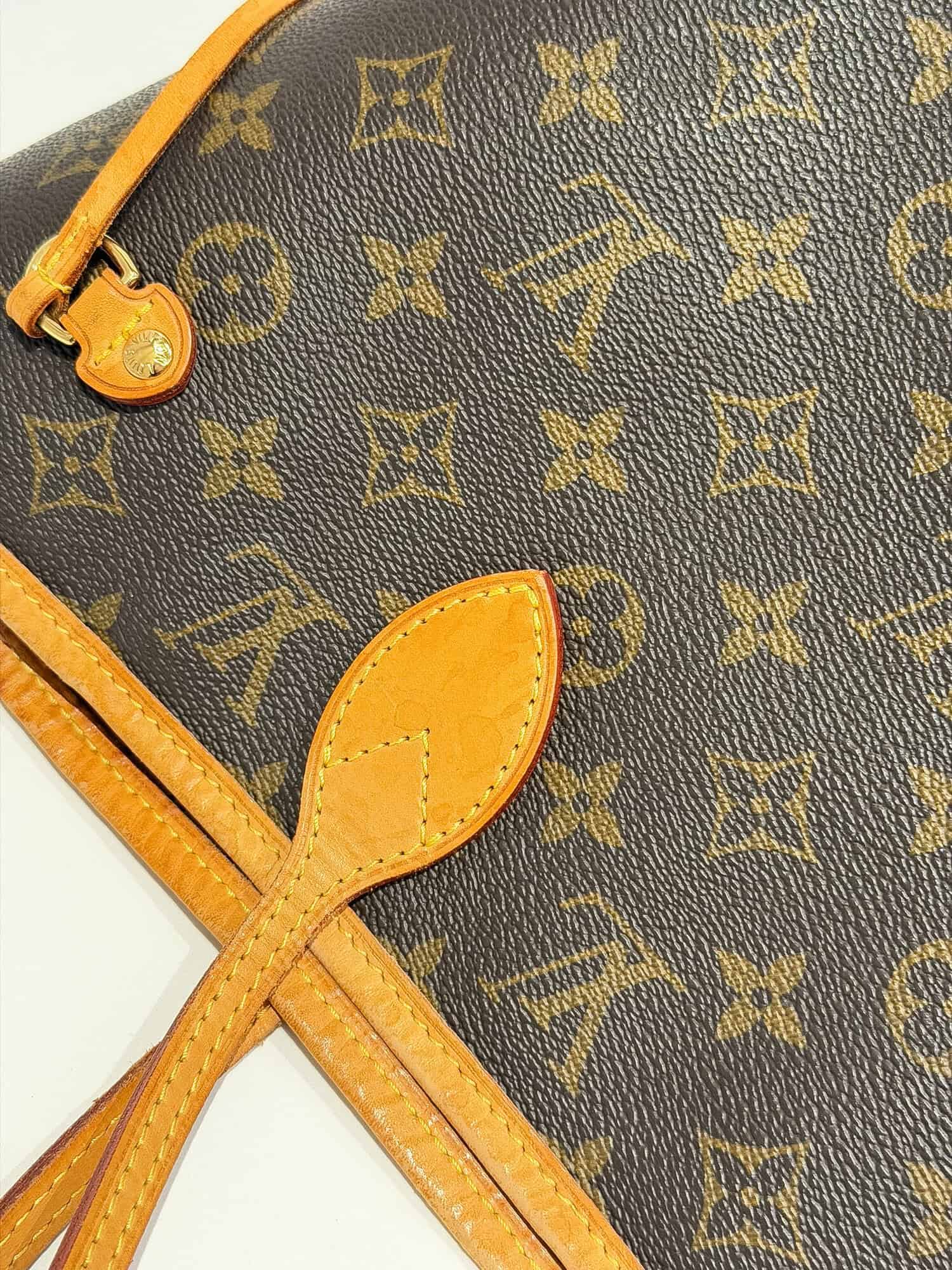 Louis Vuitton Brown Neverfull MM Monogram Canvas Tote Bag - Image 7