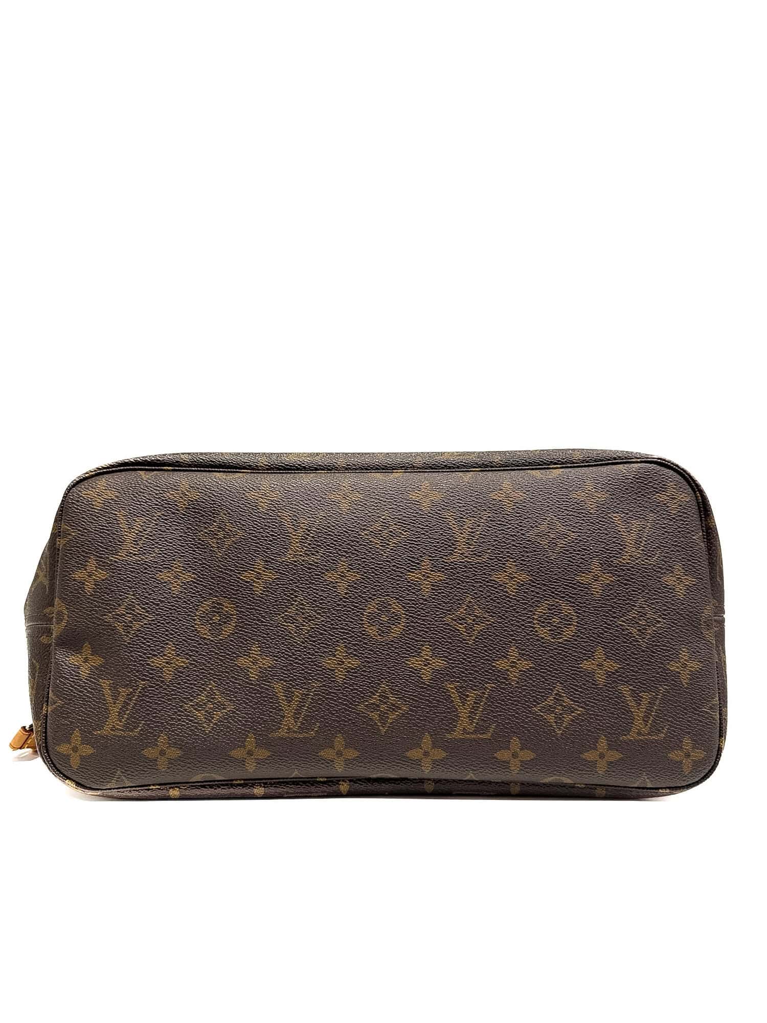Louis Vuitton Brown Neverfull MM Monogram Canvas Tote Bag - Image 9