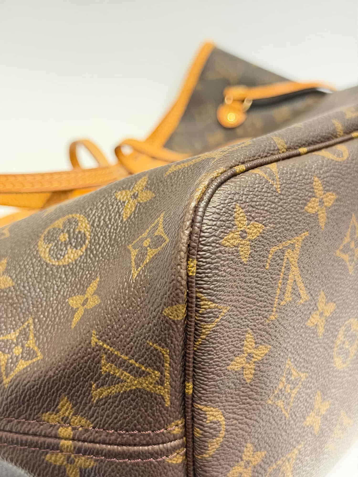 Louis Vuitton Brown Neverfull MM Monogram Canvas Tote Bag - Image 12