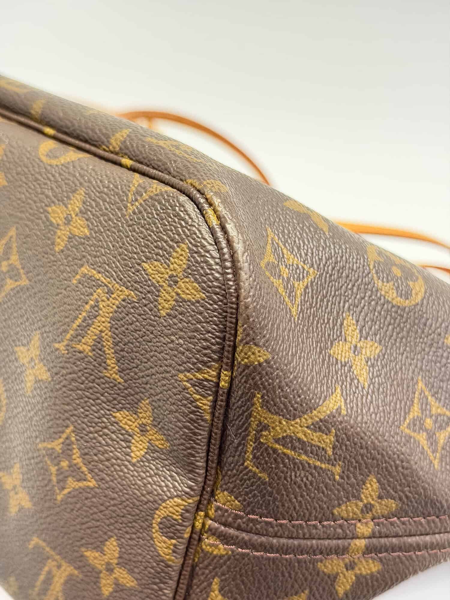 Louis Vuitton Brown Neverfull MM Monogram Canvas Tote Bag - Image 13