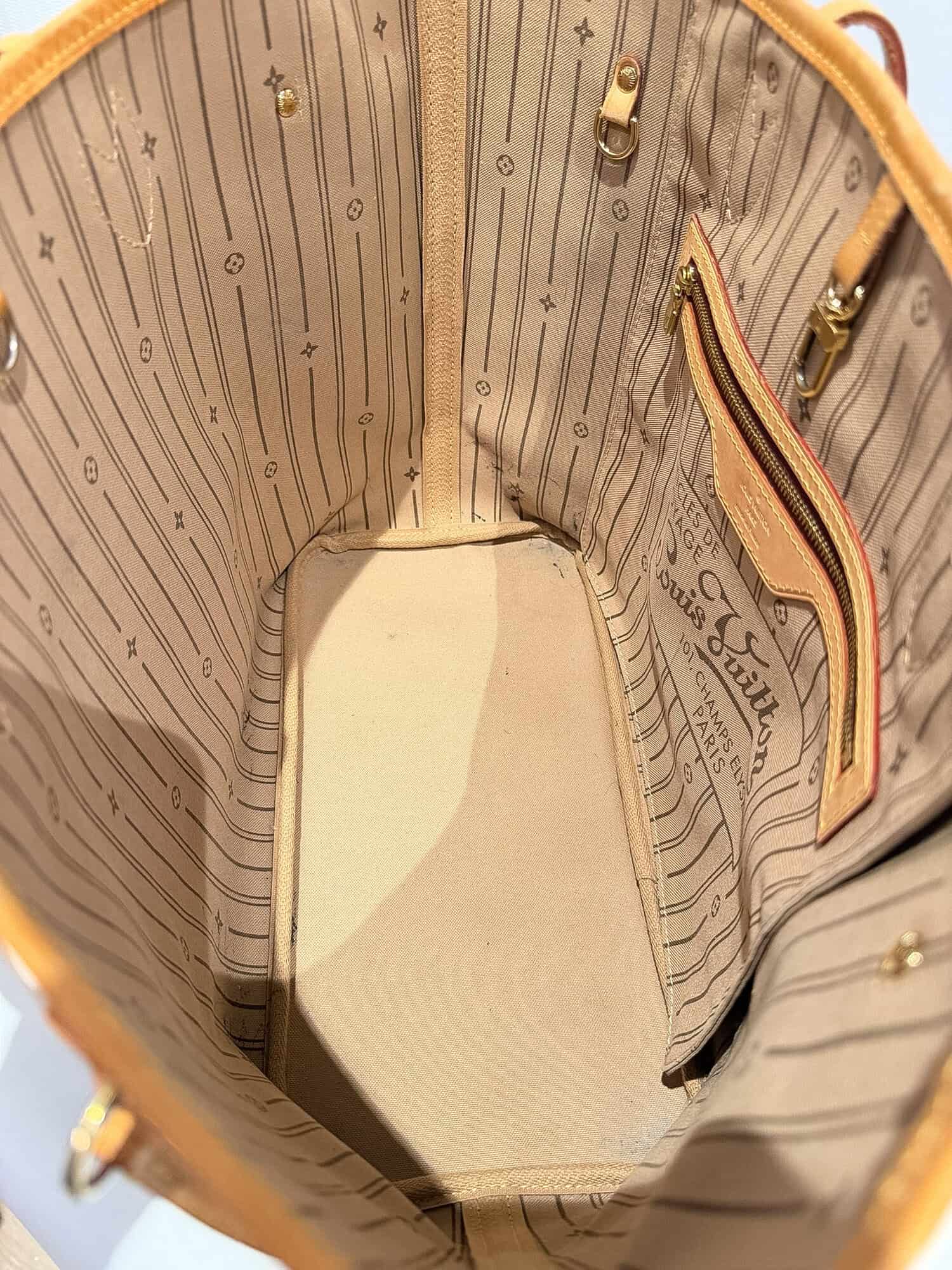 Louis Vuitton Brown Neverfull MM Monogram Canvas Tote Bag - Image 14