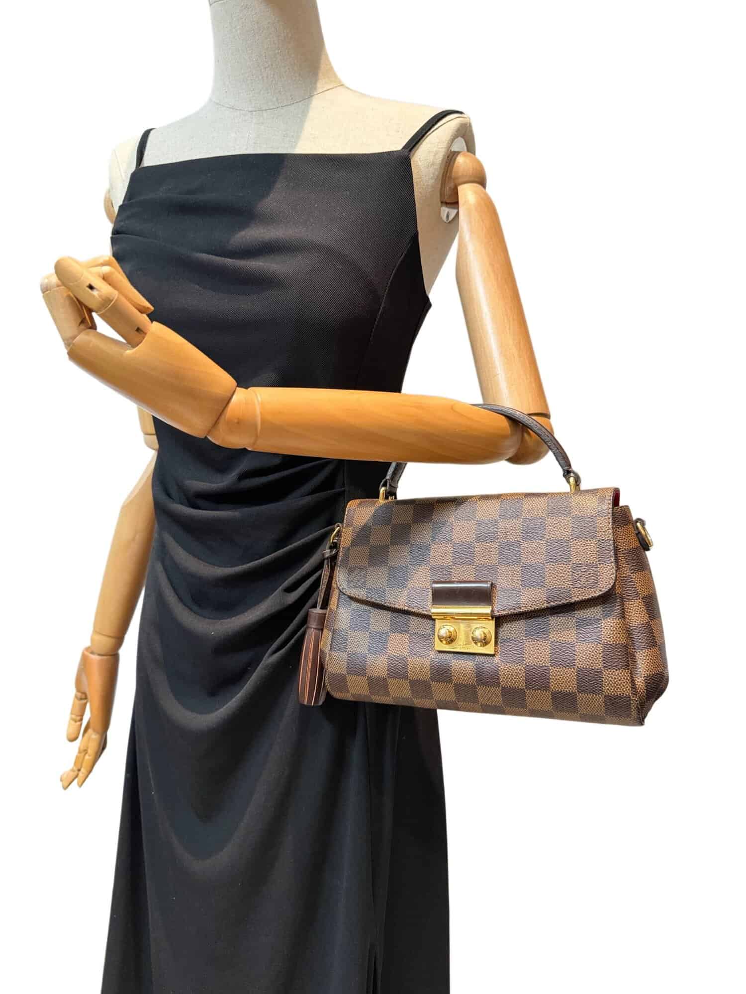 Louis Vuitton Brown Croisette Damier Canvas Handbag - Image 19