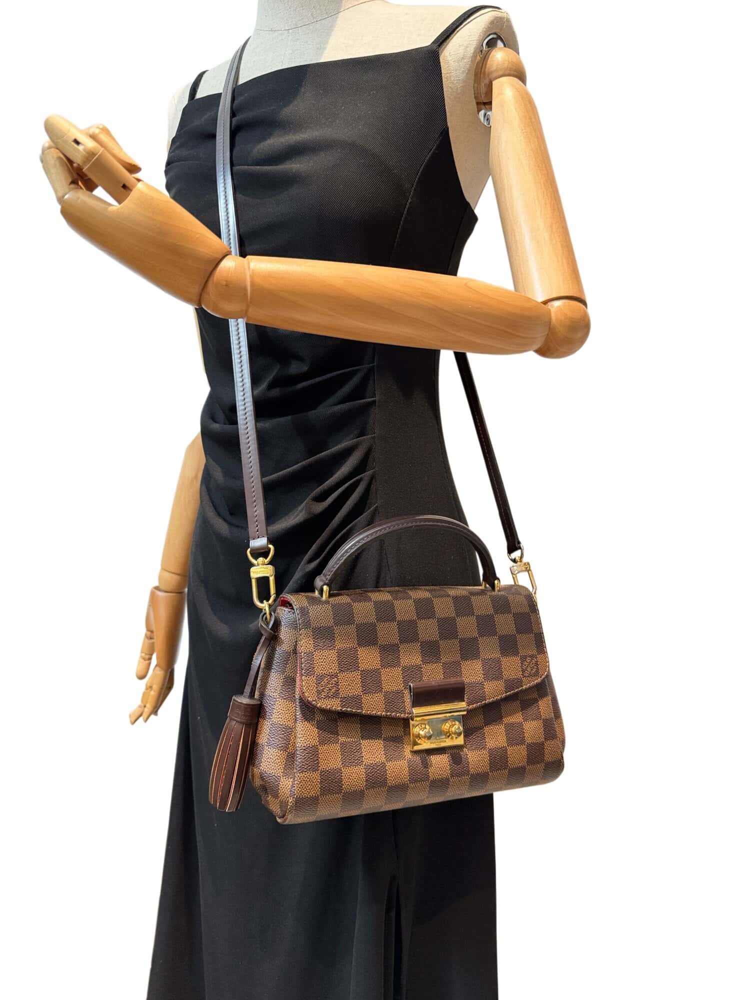 Louis Vuitton Brown Croisette Damier Canvas Handbag - Image 20