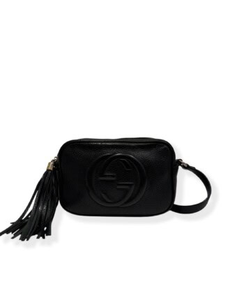 Gucci Black Soho Small Leather Disco Bag