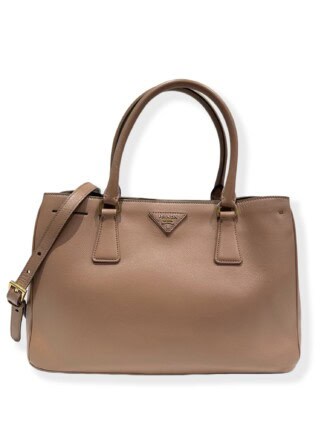 Prada Beige Galleria Saffiano Leather Handbag