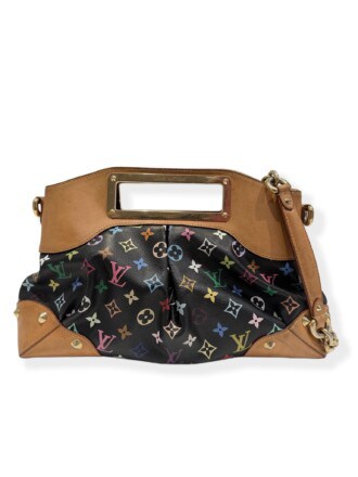 Louis Vuitton Black Murakami Judy Monogram Canvas Handbag