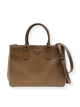 Prada Brown Galleria Saffiano Leather Handbag
