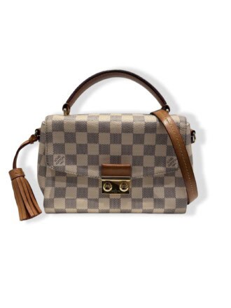 Louis Vuitton White Croisette Damier Canvas Handbag