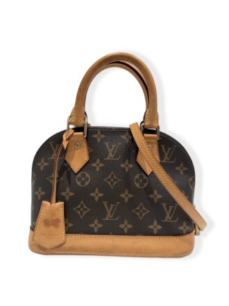 Louis Vuitton Brown Alma BB Monogram Canvas Handbag