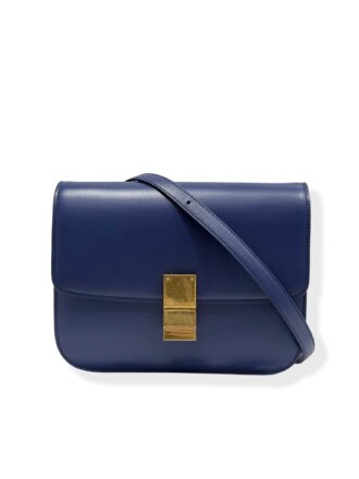 Celine Blue Classic Leather Handbag